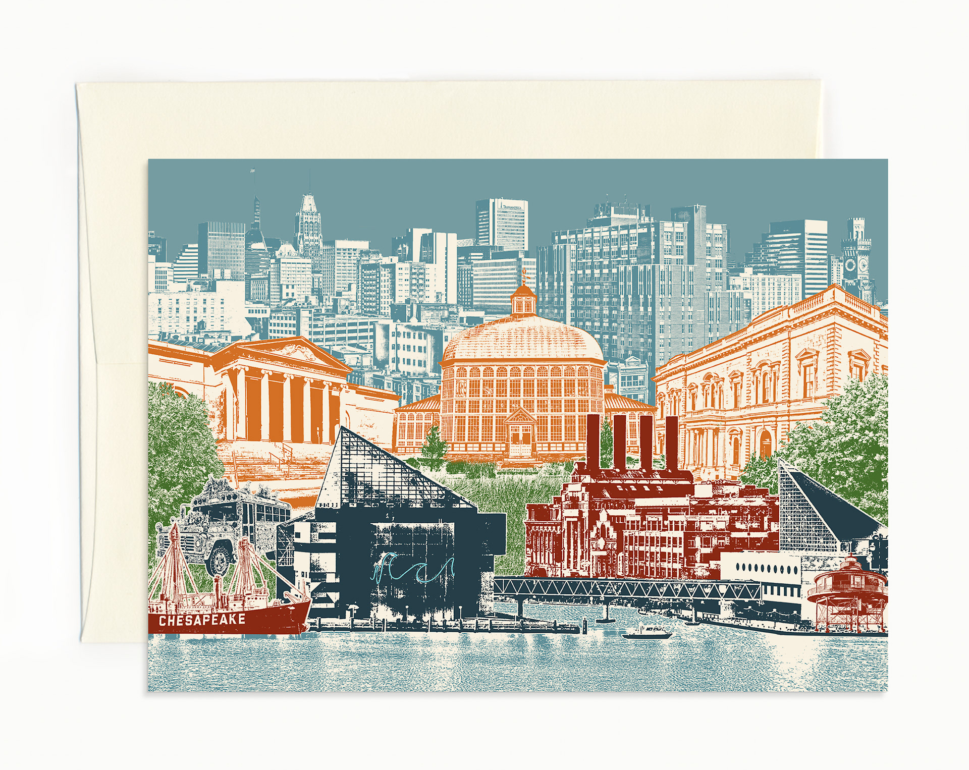 Baltimore, MD Notecard