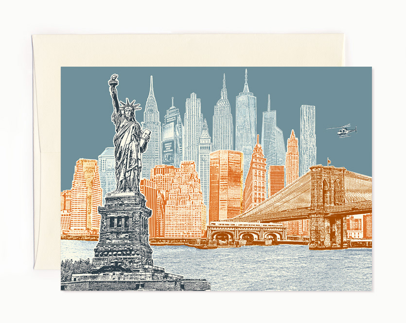 New York, NY Notecard