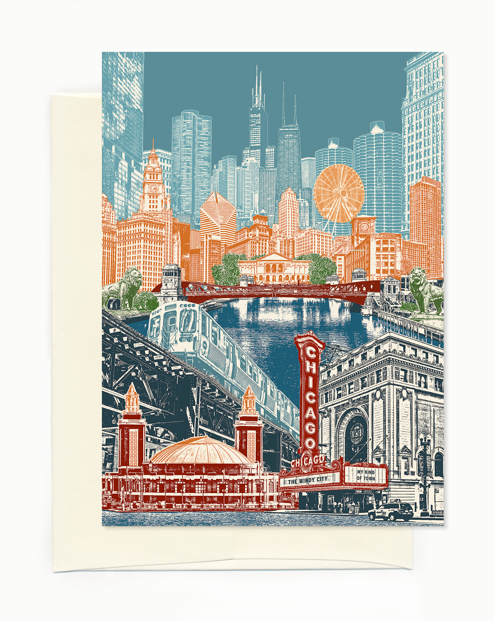 Chicago, IL Notecard