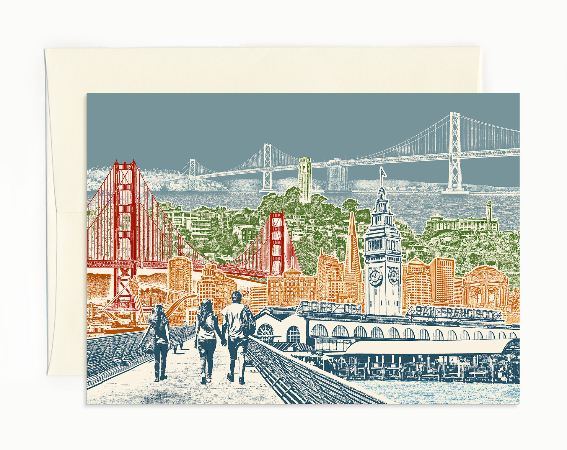 San Fransisco Notecard