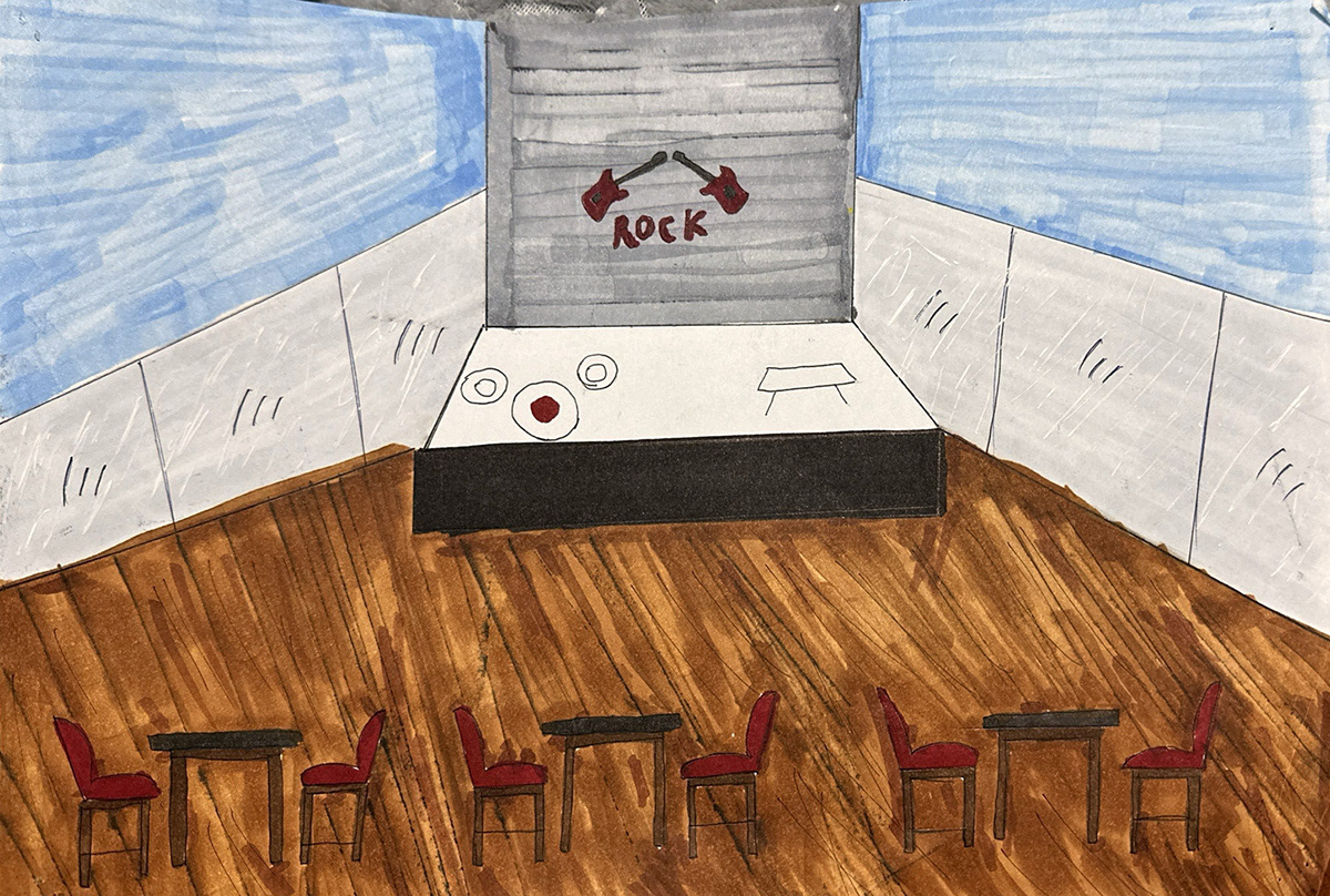 STAGE SKETCH