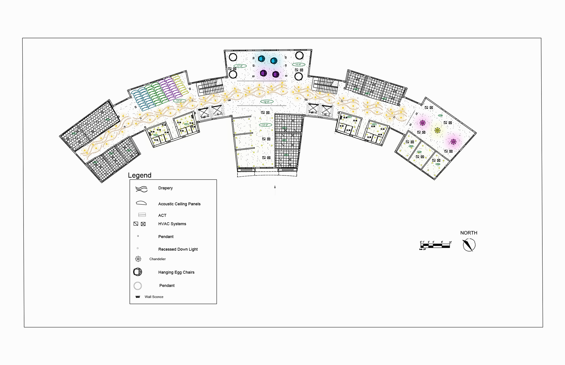 SECOND FLOOR REFLECTED CEILING PLAN (RCP)