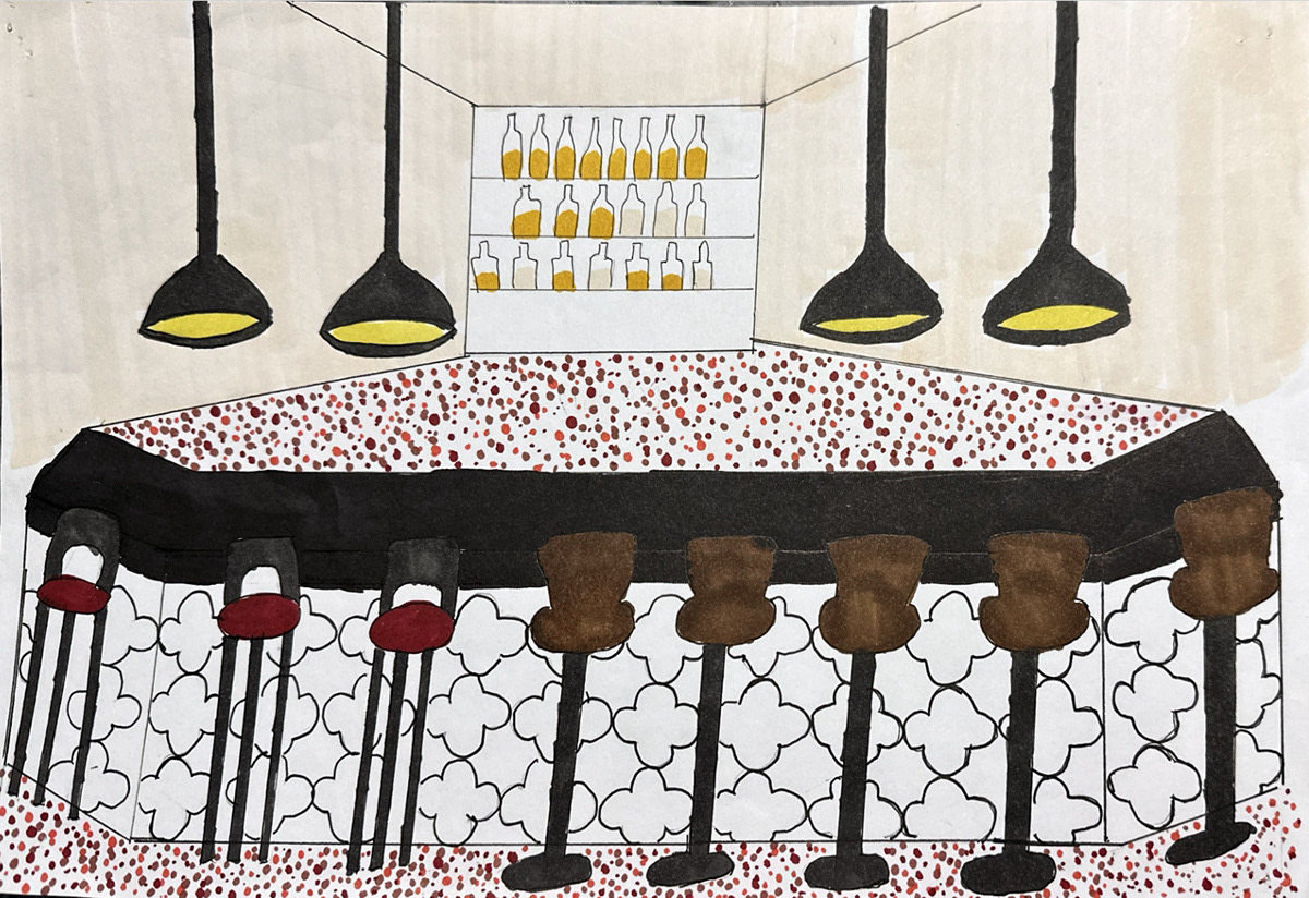 GROUND FLOOR BAR SKETCH