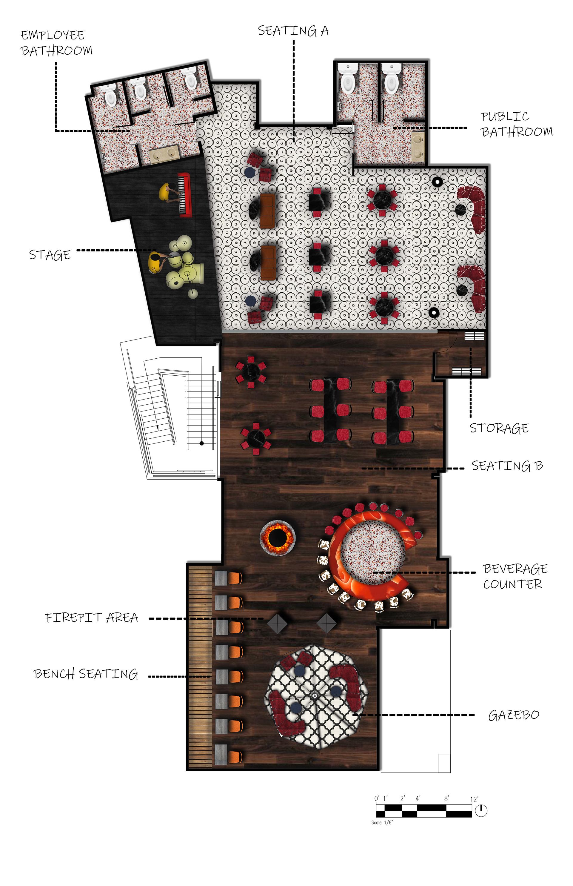 ROOF TOP FLOOR PLAN