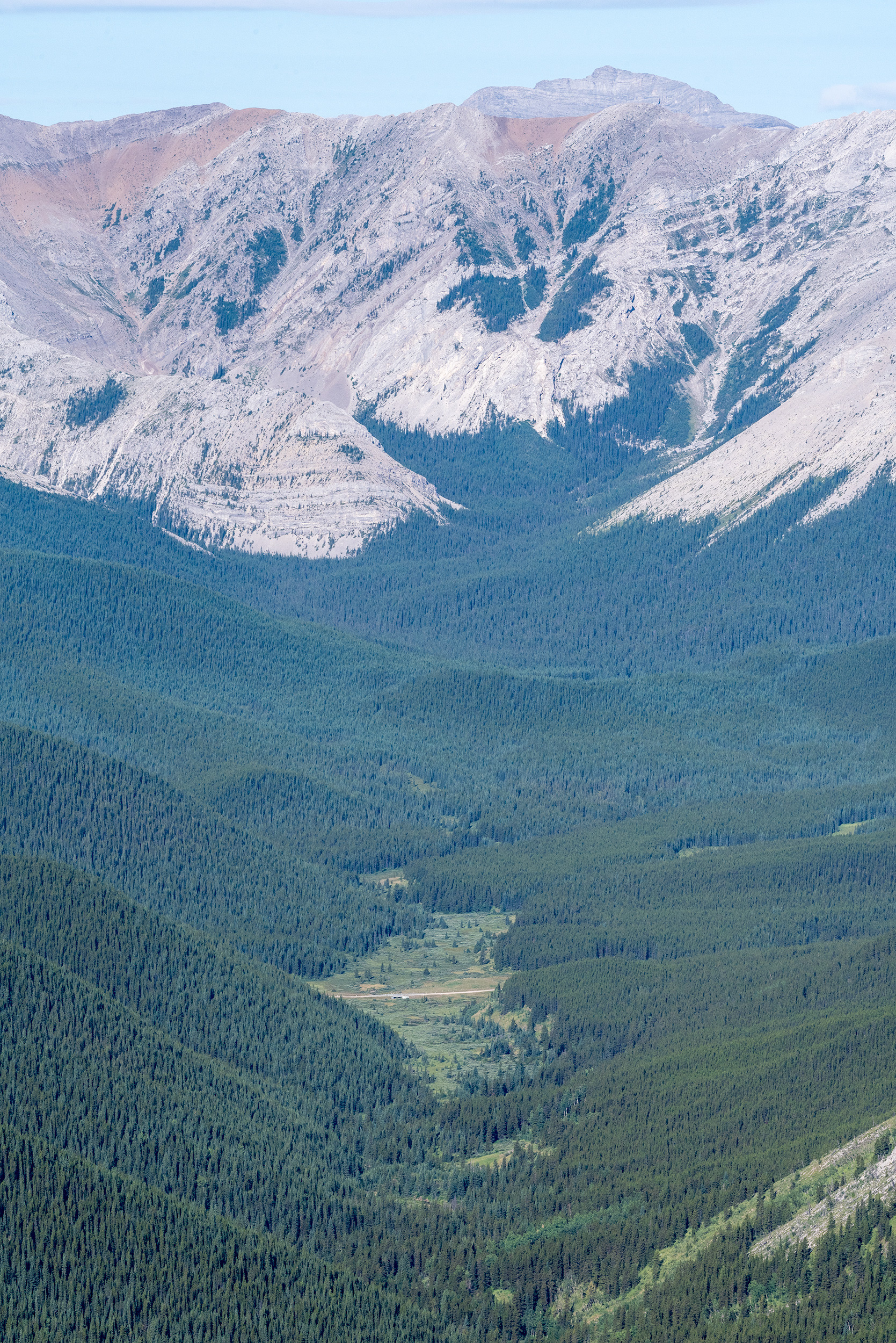 A view from the peak of Prairie Mountain