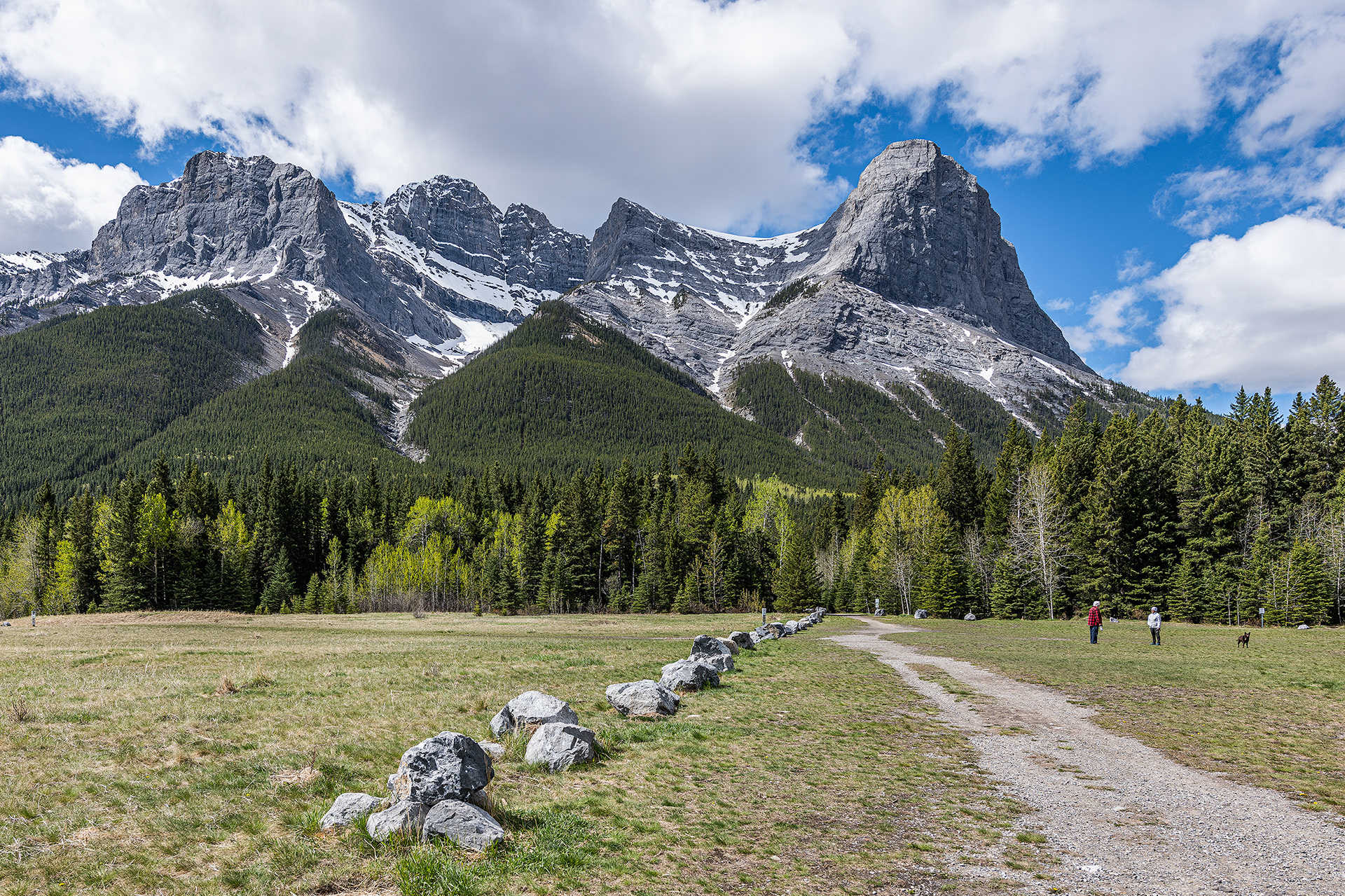Mt. Lawrence Grassi from Canmore area, Alberta