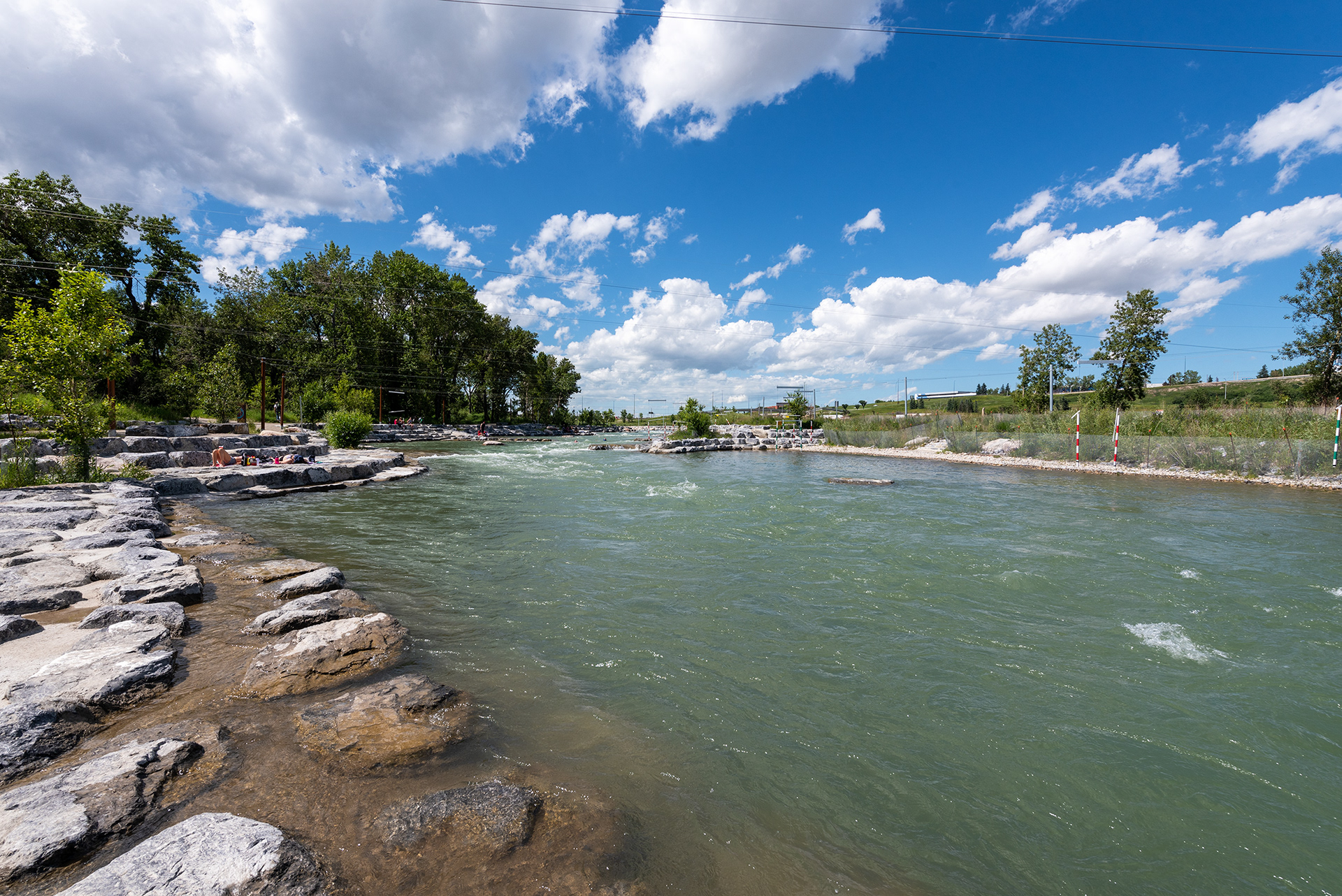 Upstream view of Harvie Passage, Calgary, Alberta