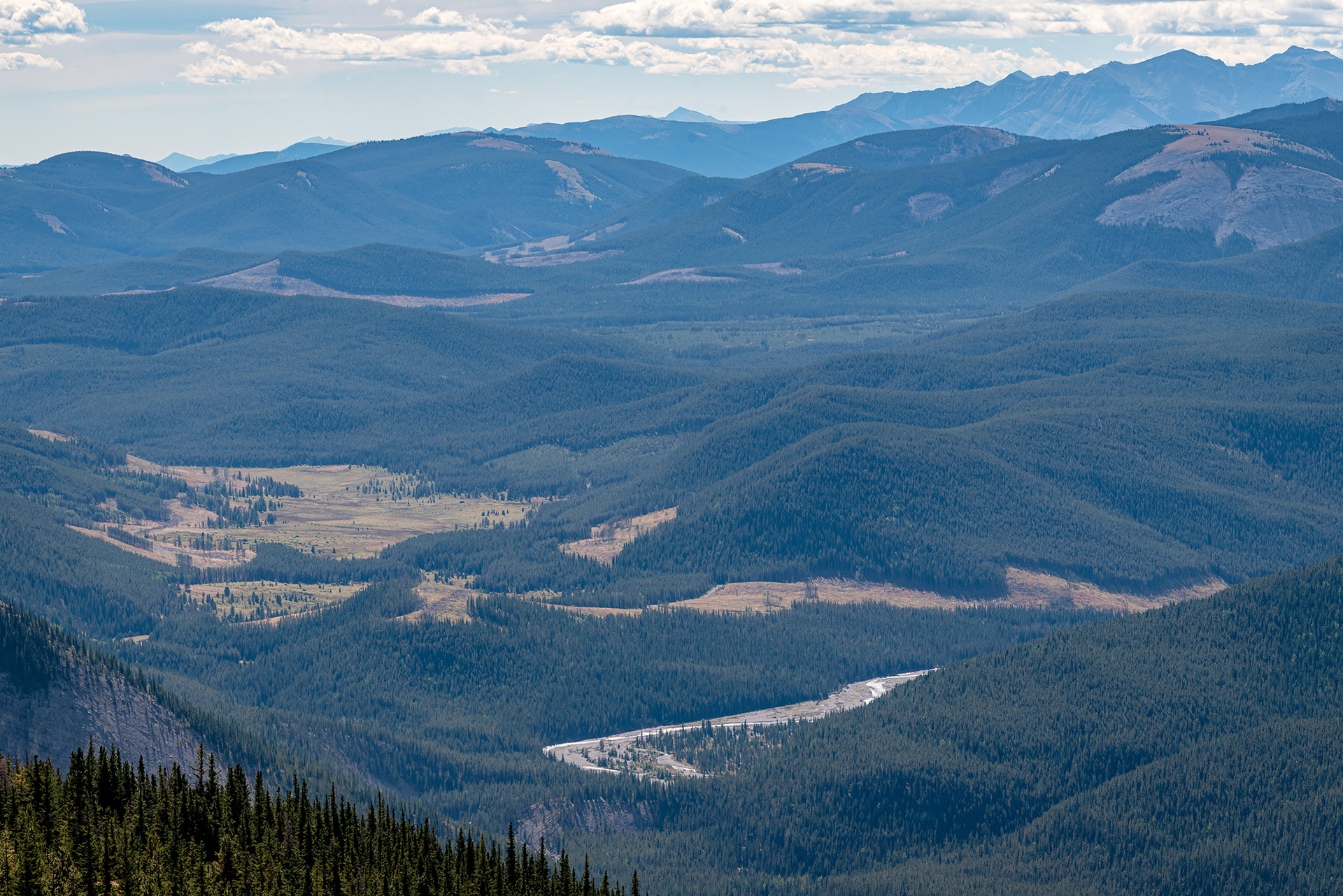 A (150 mm) view from Prairie Mountain