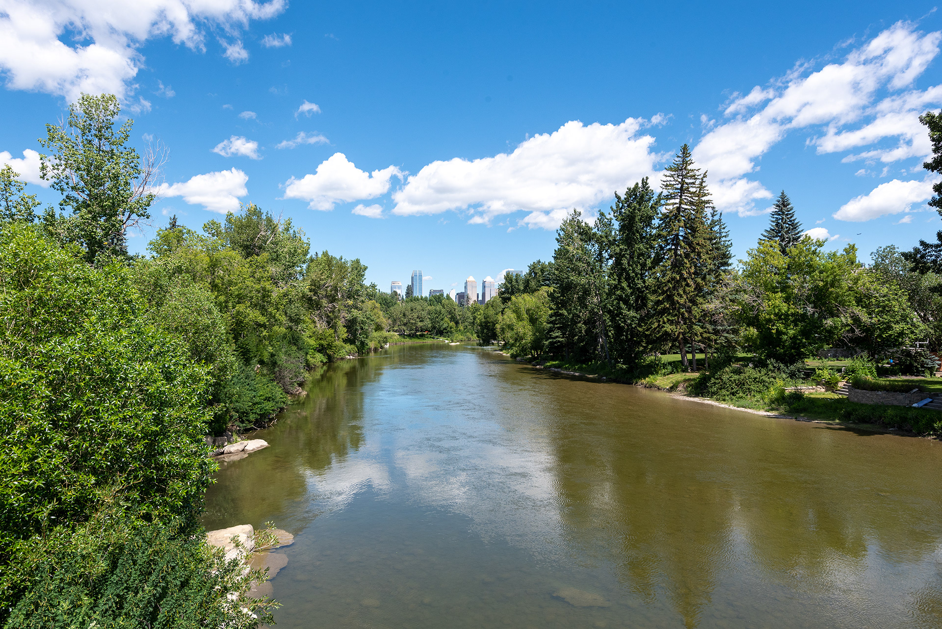 View of the Elbow River from near Rideau Park