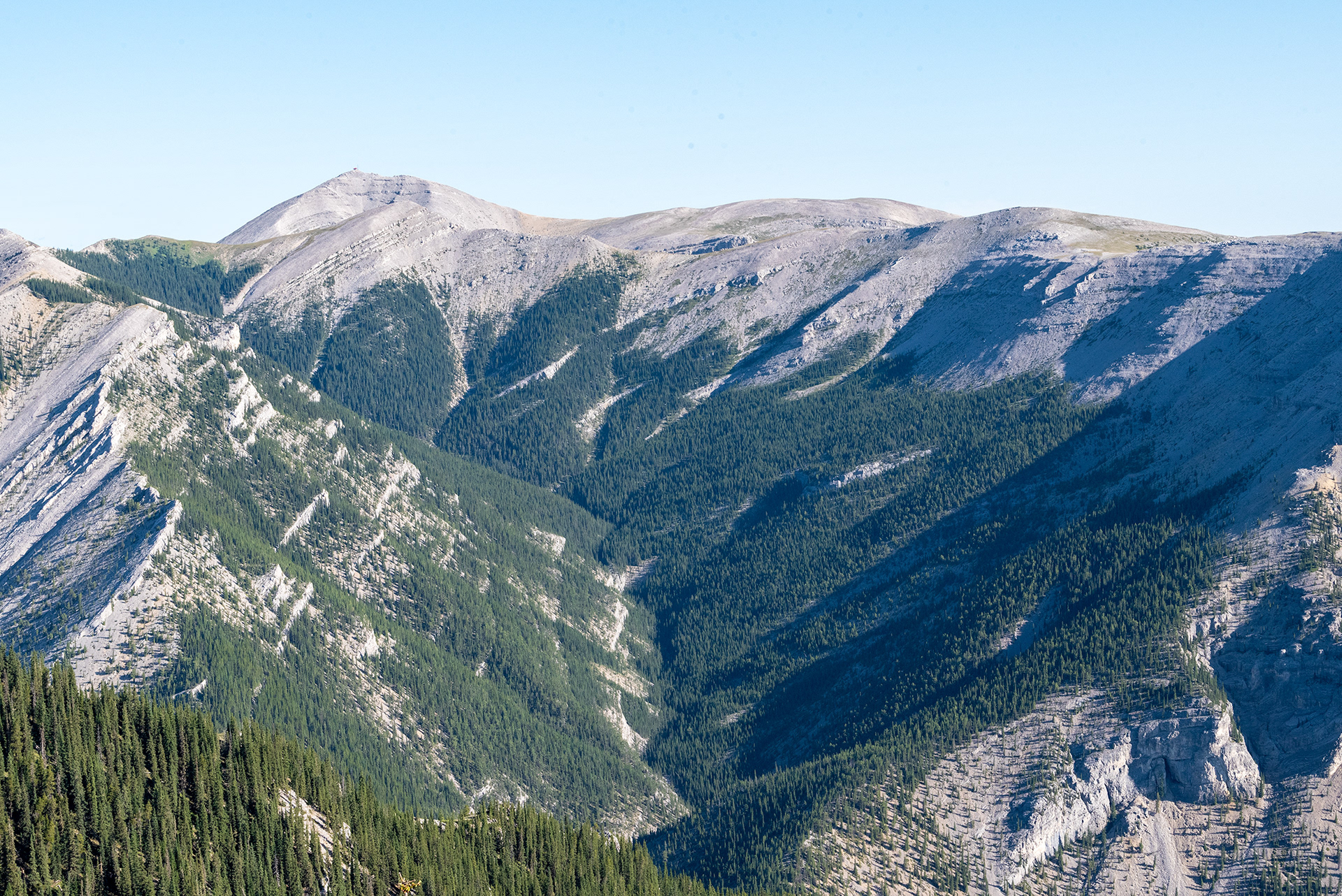 A view from the peak of Prairie Mountain