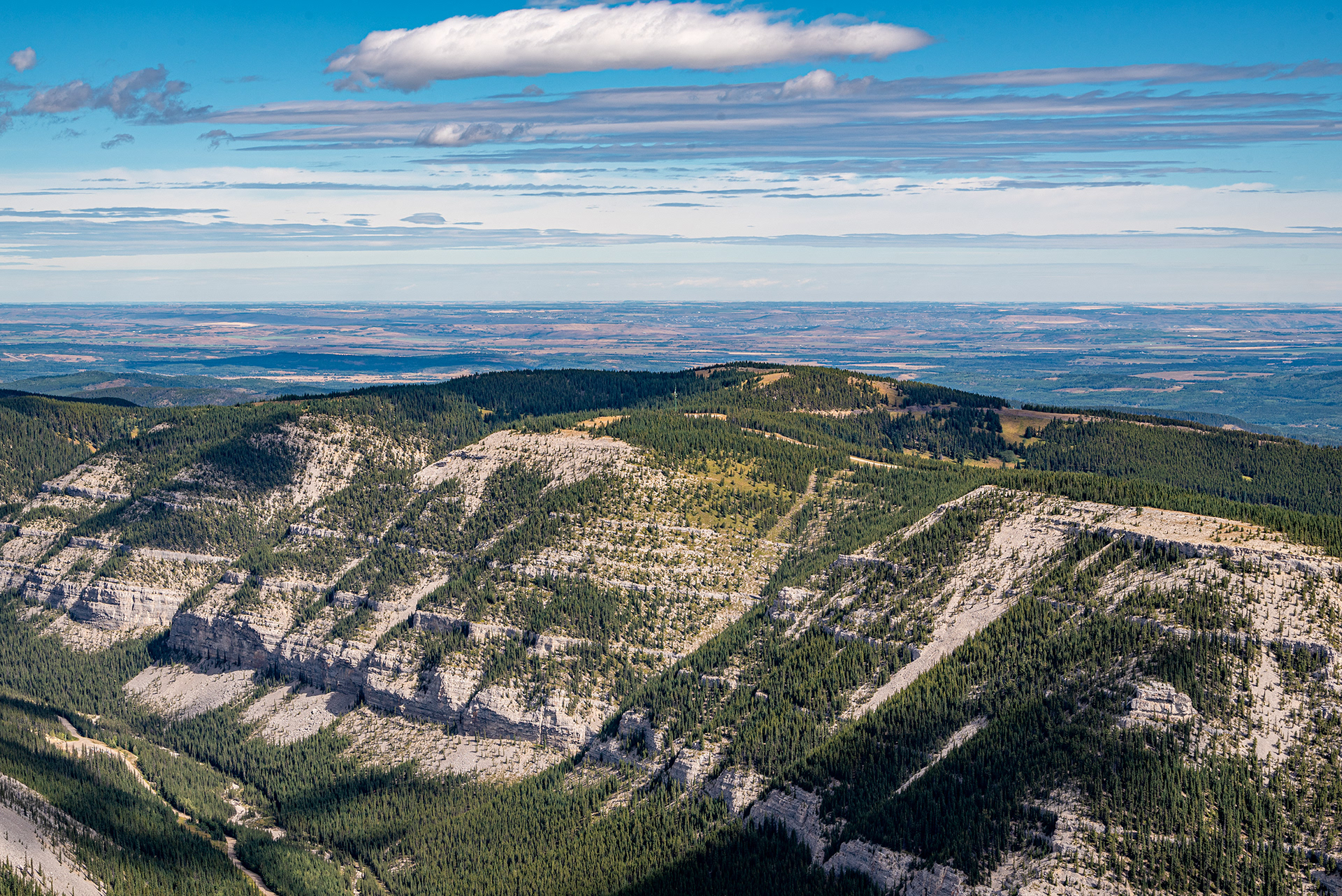 A (70 mm) view from Prairie Mountain