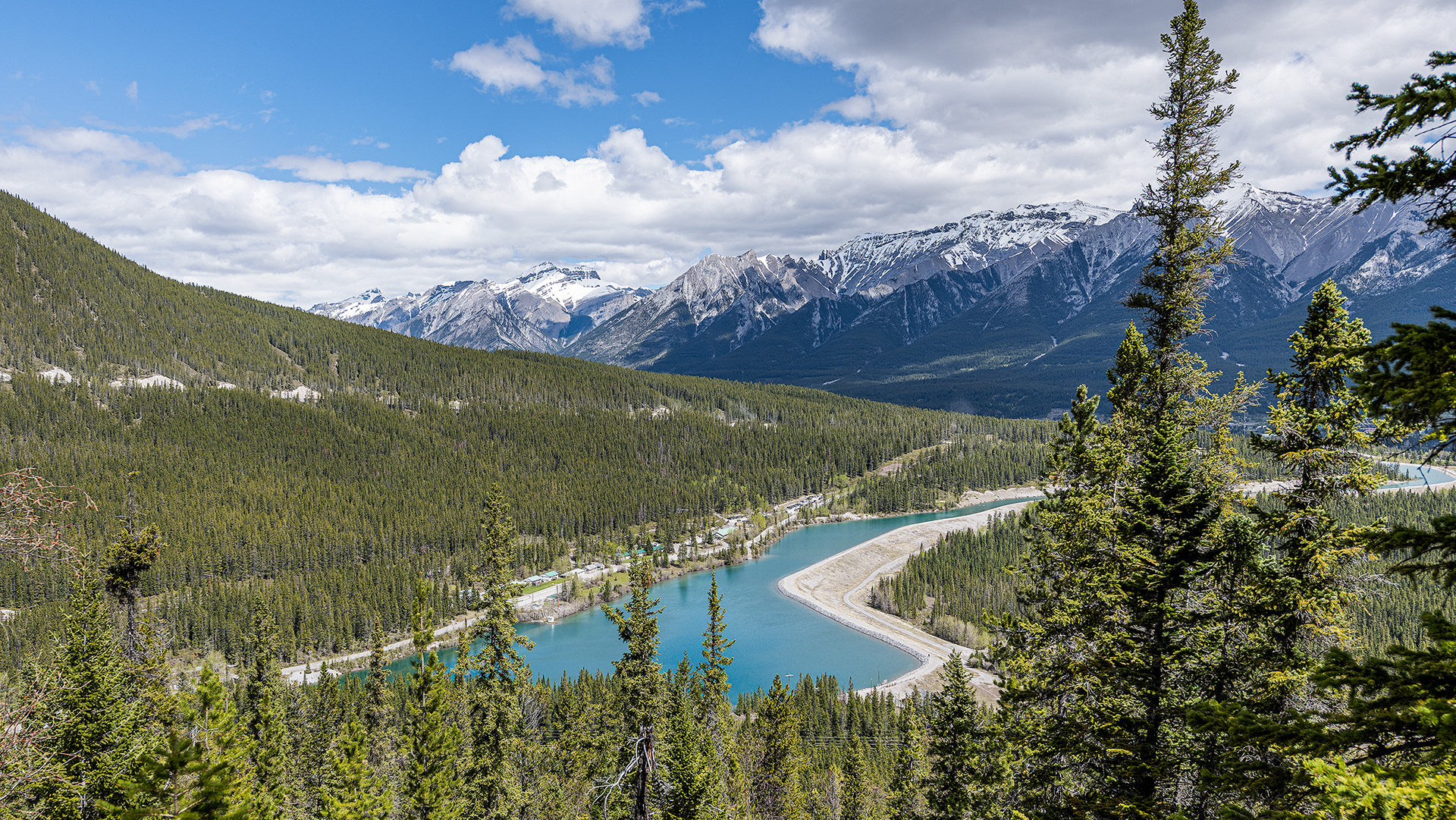 View from near Grassi Lakes Crag, Canmore area, Alberta