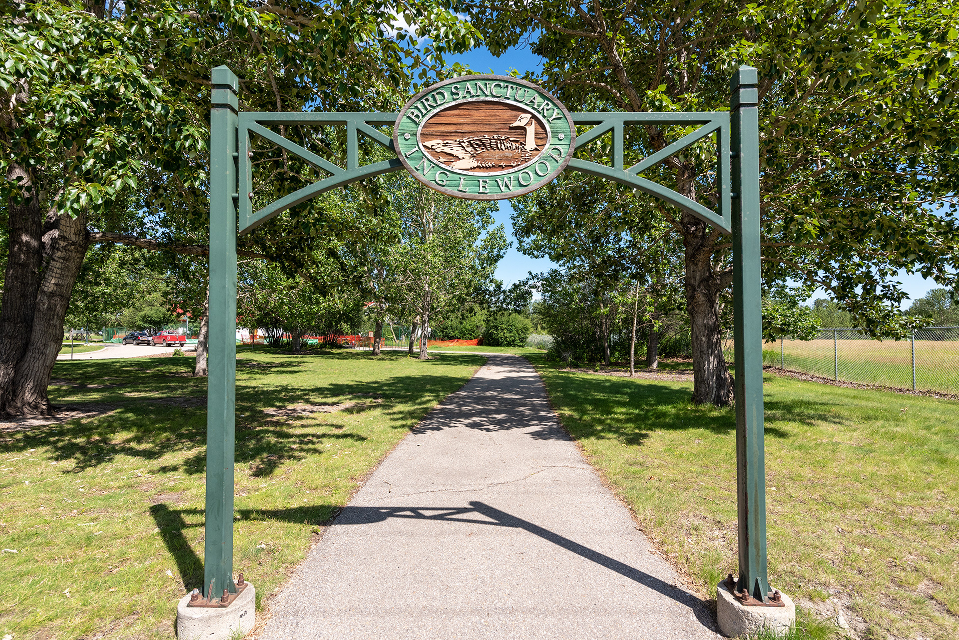 Inglewood Bird Sanctuary & Nature Centre grounds, Calgary, Alberta