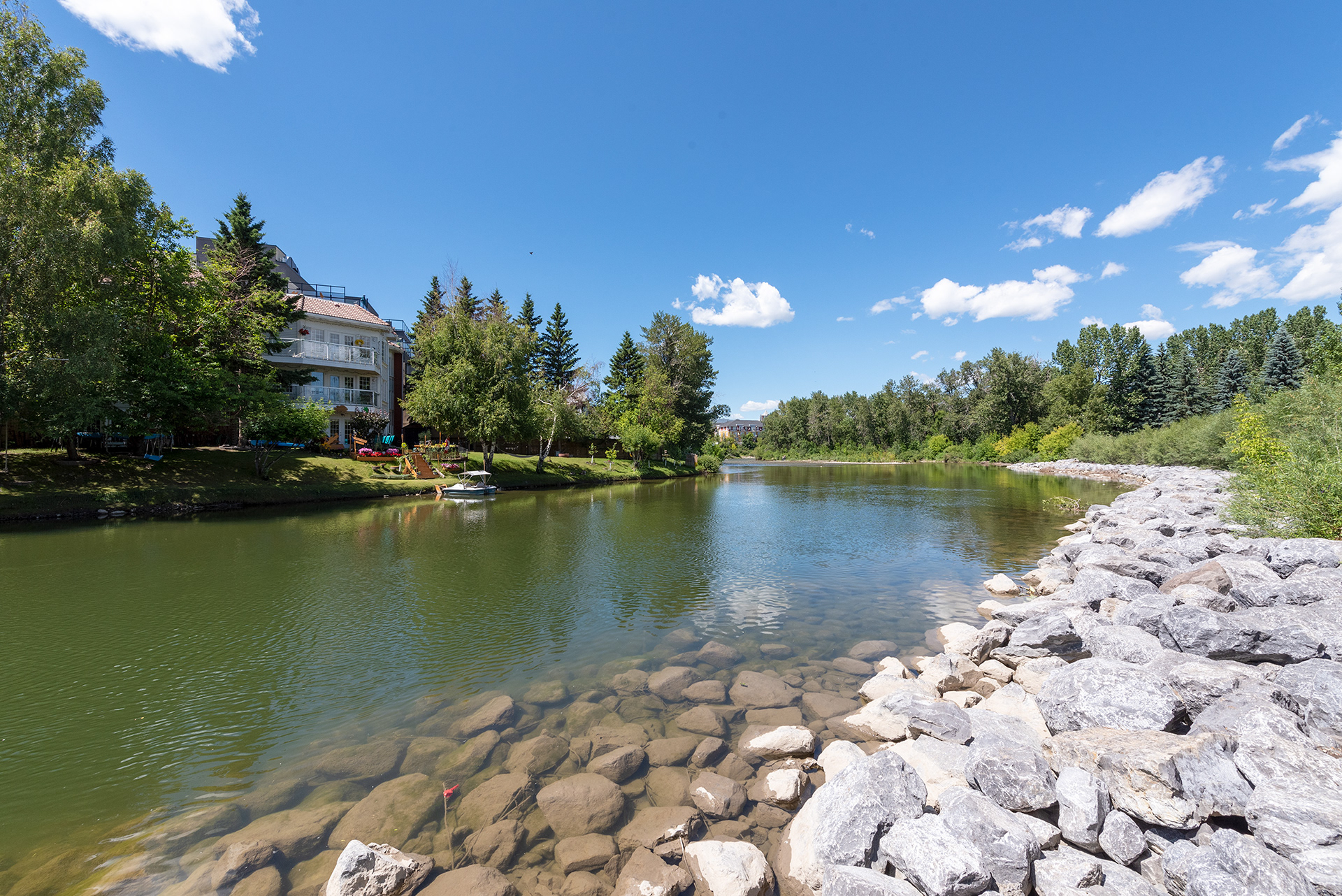 View of the Elbow River from near Lindsay Park