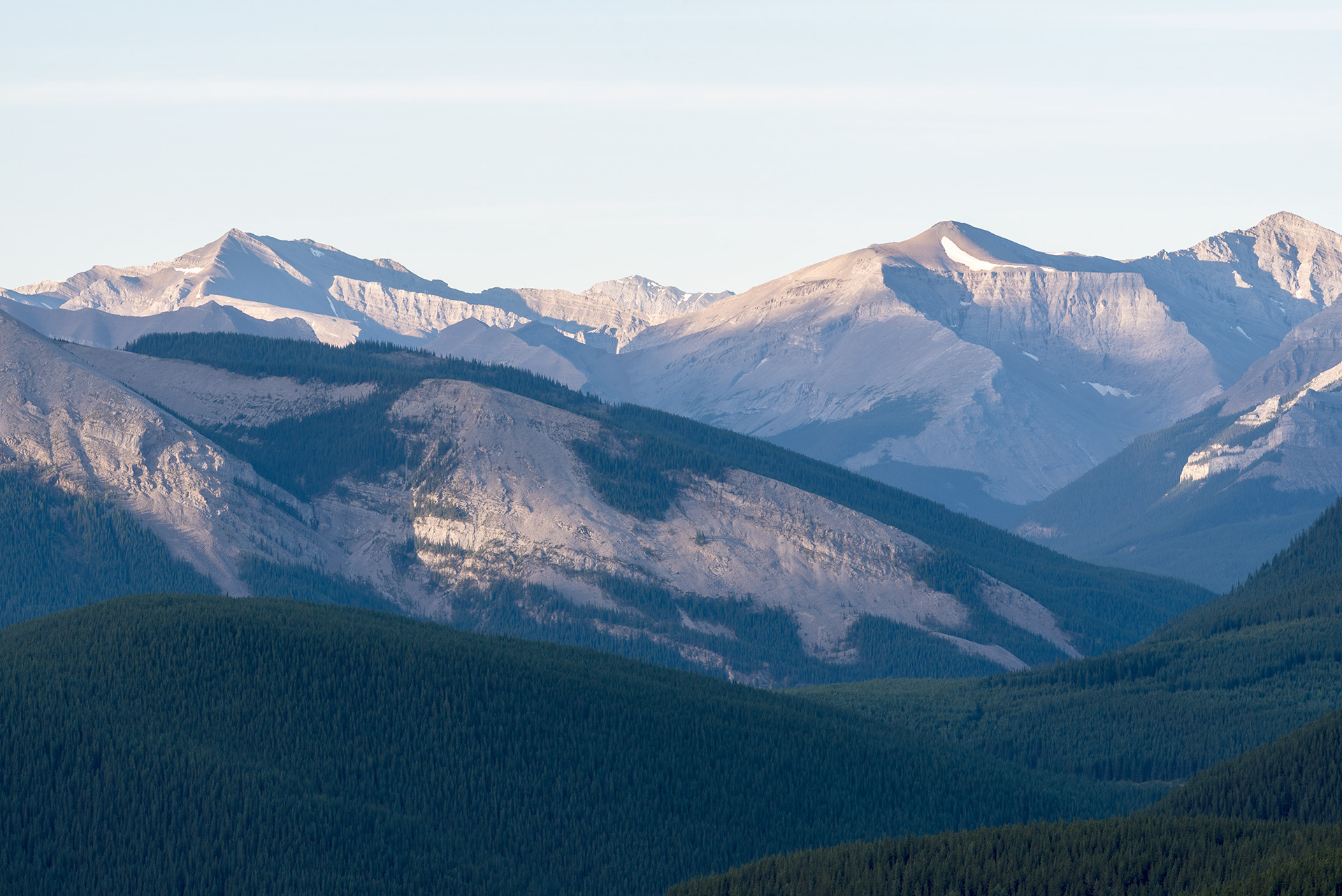 A view from part way up Prairie Mountain
