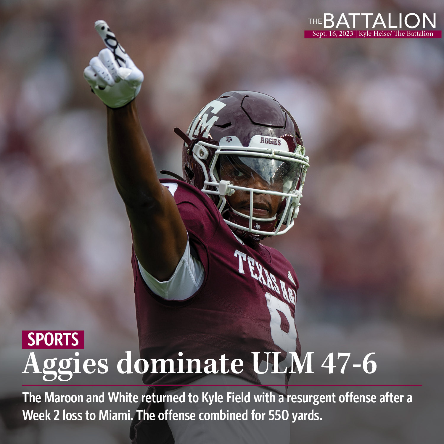 The general "news" template I designed for use on Instagram to encourage audience engagement through story reshares.