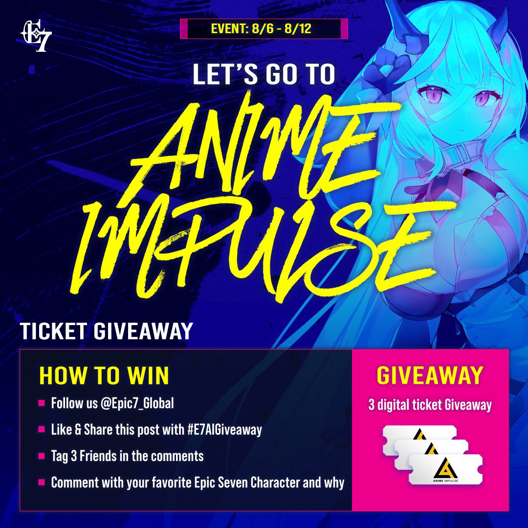 Anime Impulse Ticket Giveaway graphic