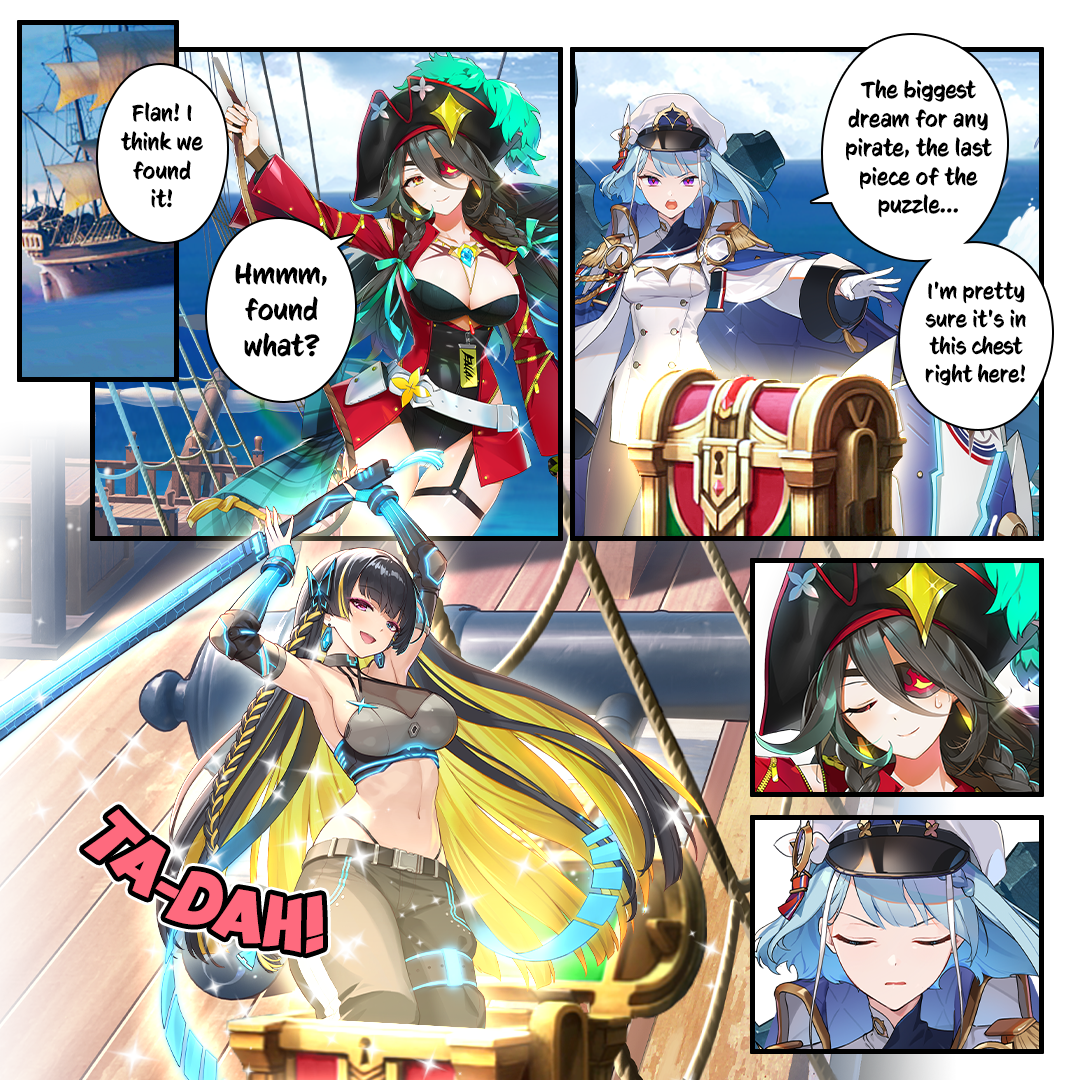 Comic-style engagement graphic