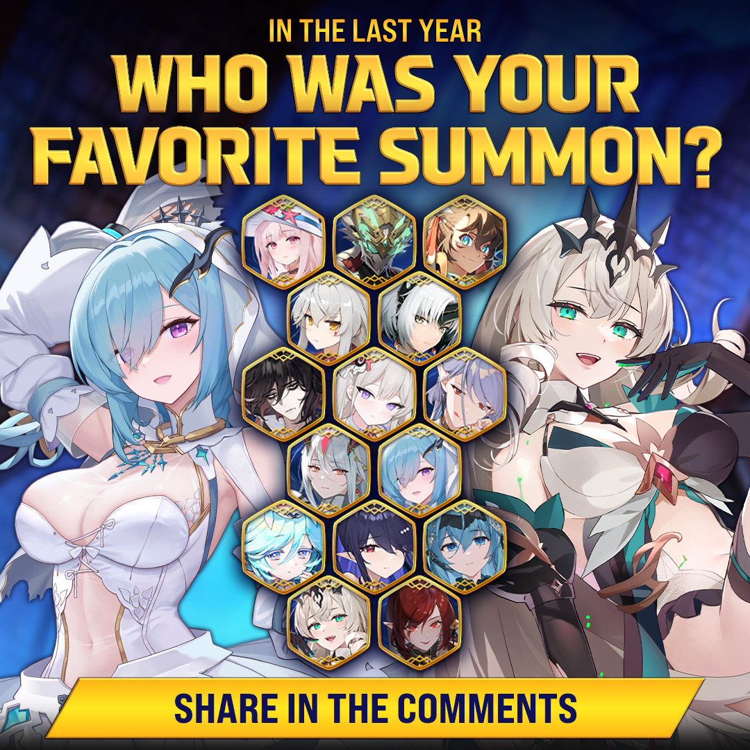Engagement graphic mimicking character-select screen