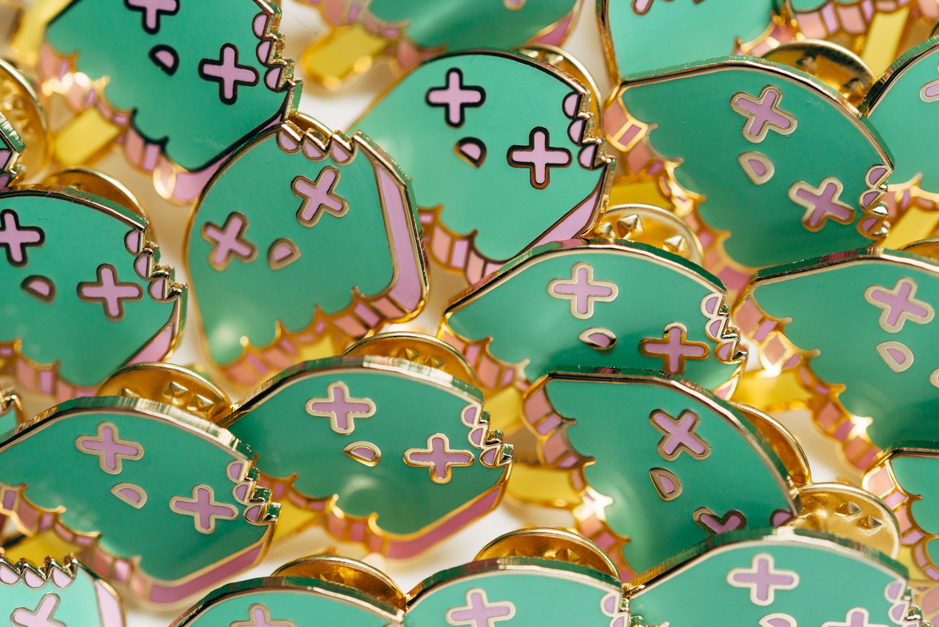 enamel pin (self)