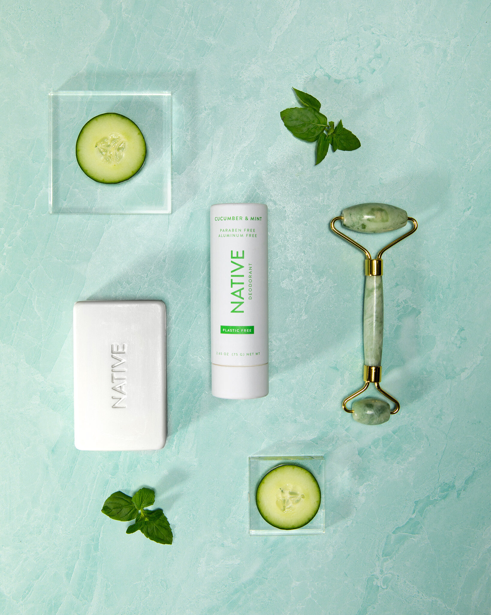 product photography - Native Plastic Free deodorant