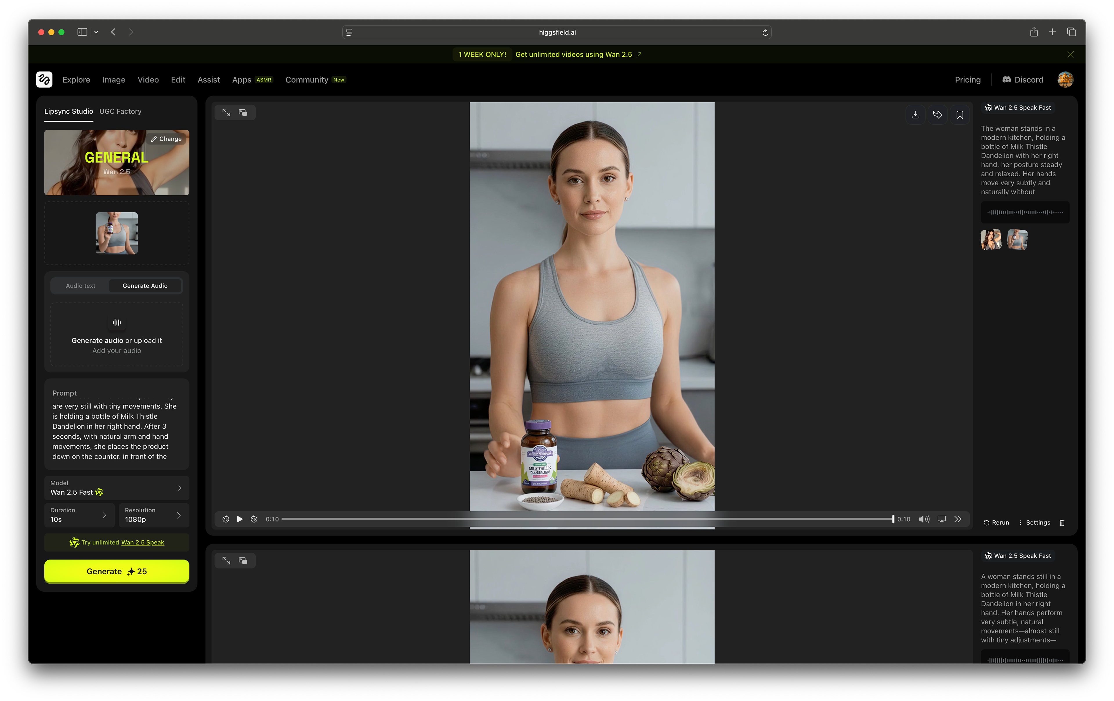 Animating the spokesperson.