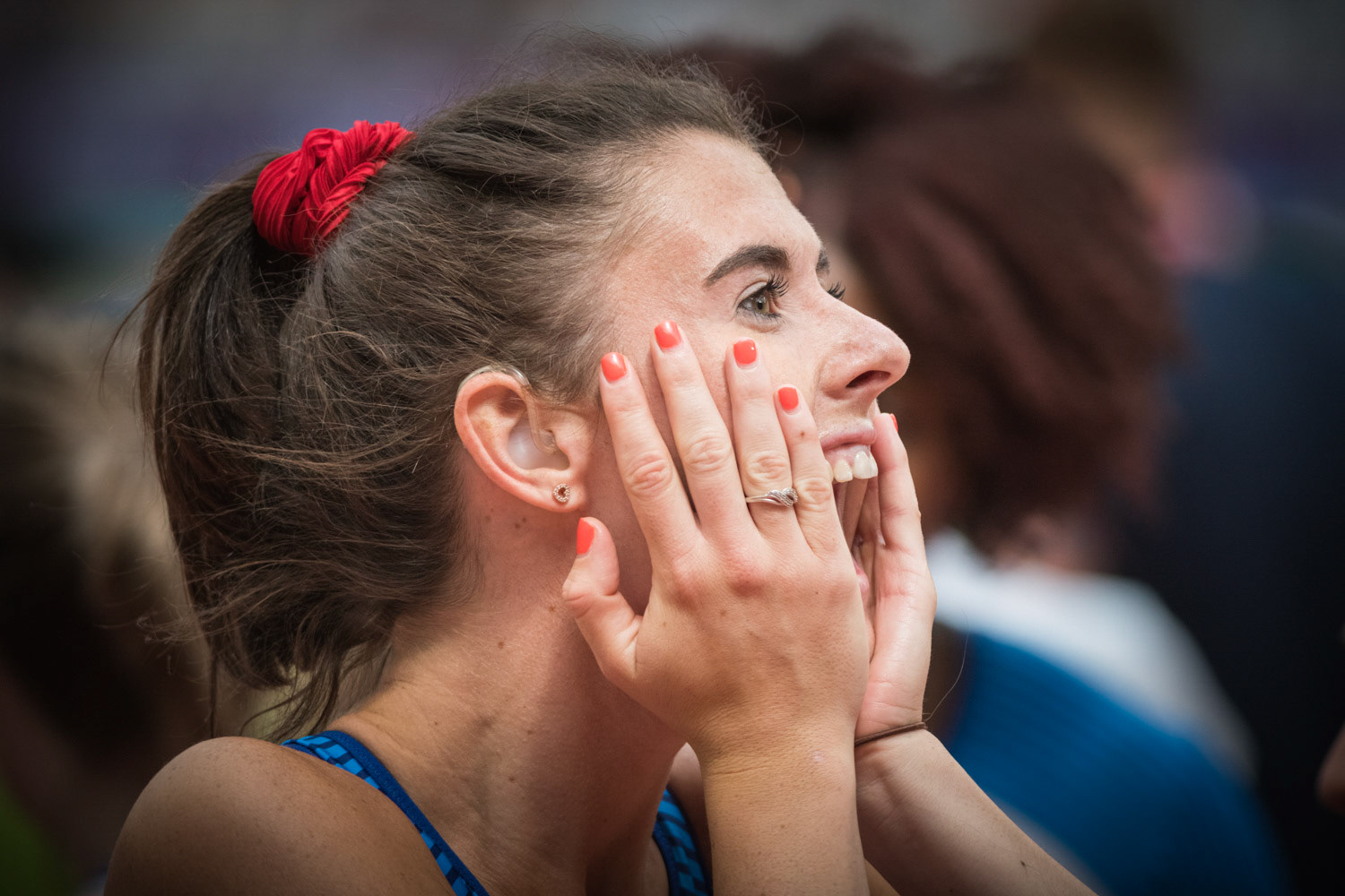 July 21, 2019 in London, :Olivia Been (GBR)   T35-38 100M Women during Day Two IAAF Diamond League at the Muller Anniversary Games at London Stadium on July 21, 2019 in London, England