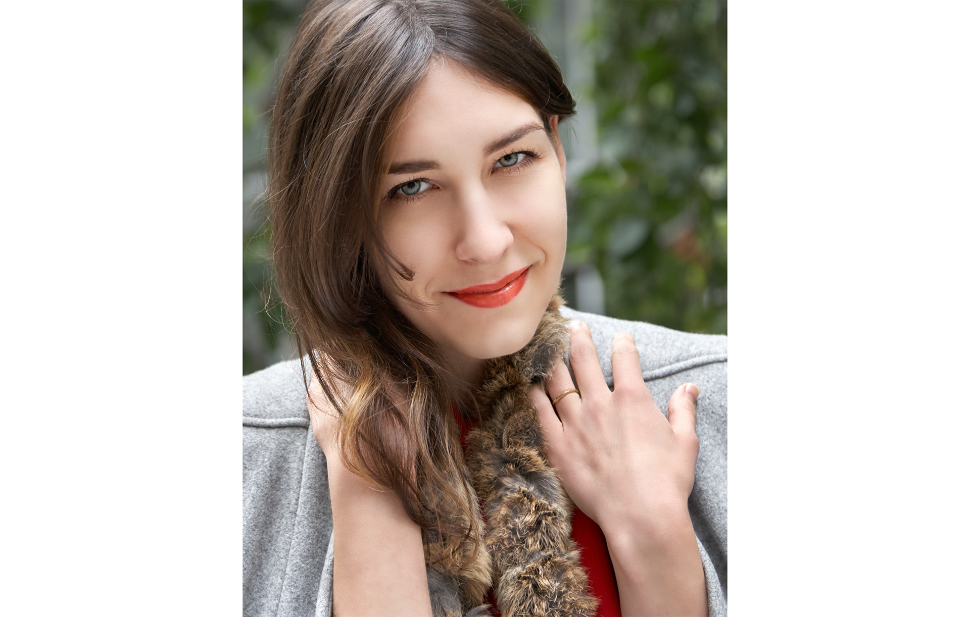 ARTIST ERIN ELISE HOLLAND BY RAFTER SCULPTURE GARDEN MOMA.