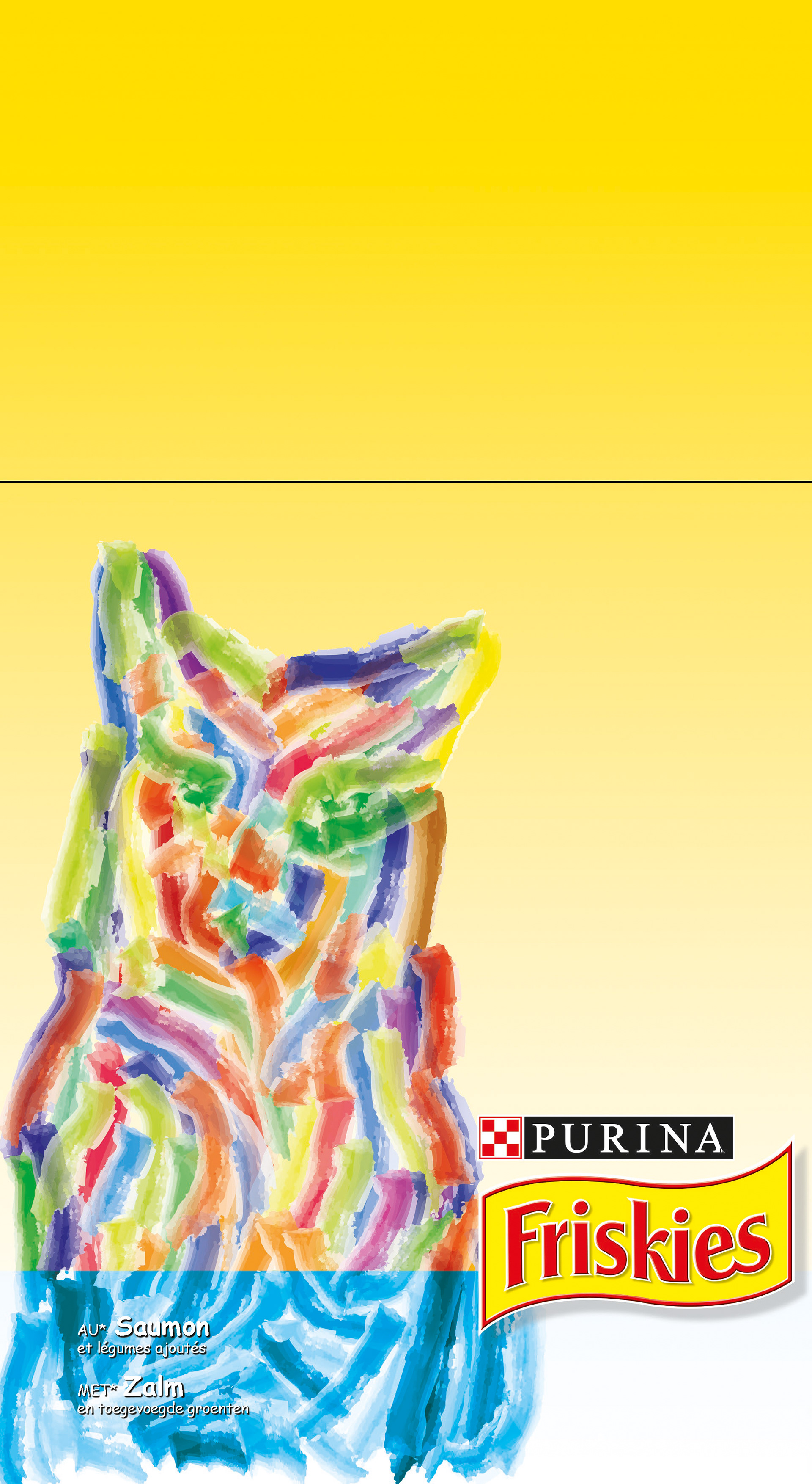 Voor een ontwerpwedstrijd van Friskies