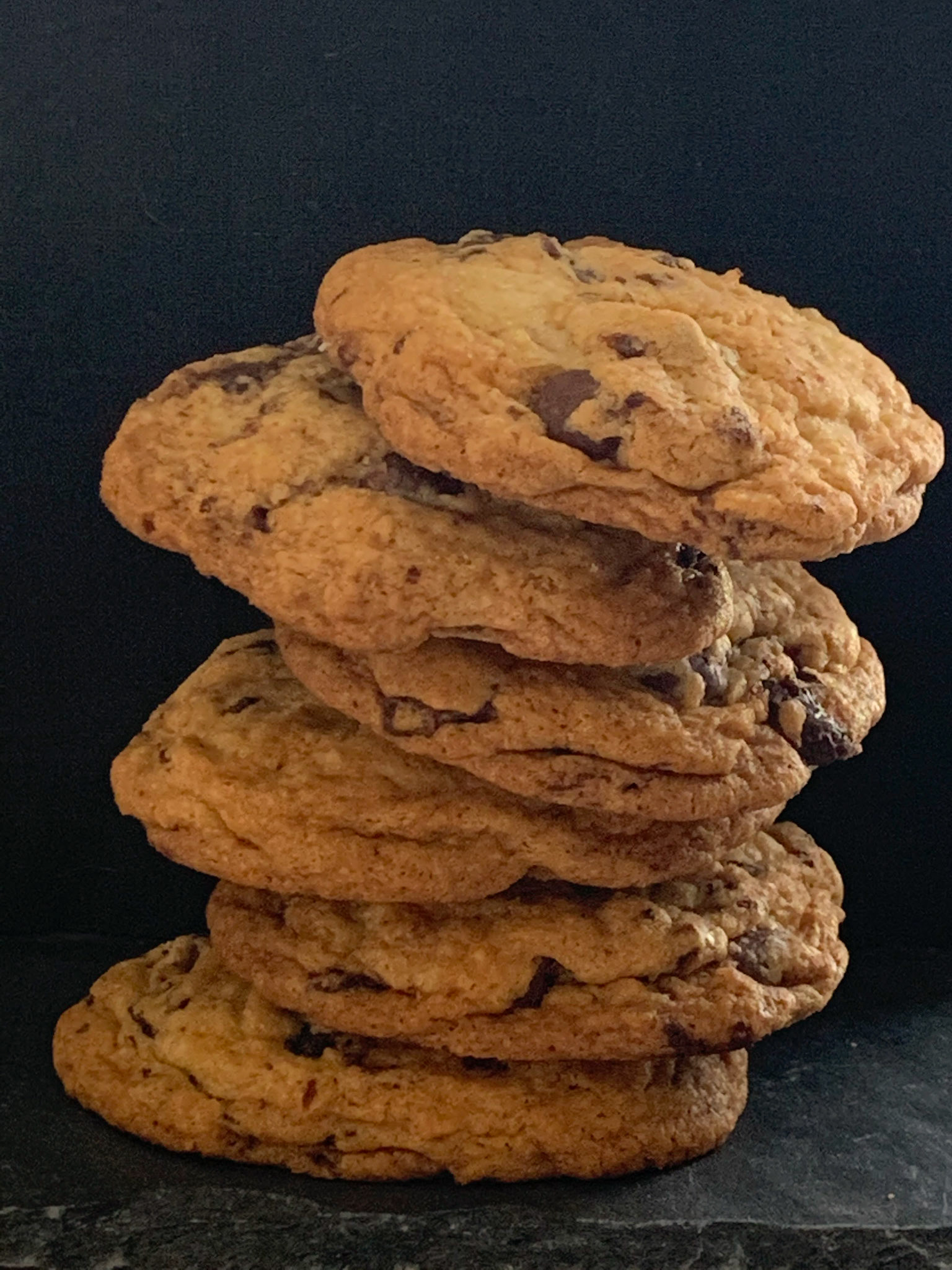 Culinart Photography in the DMV, food photography, food styling, dark&moody cookies