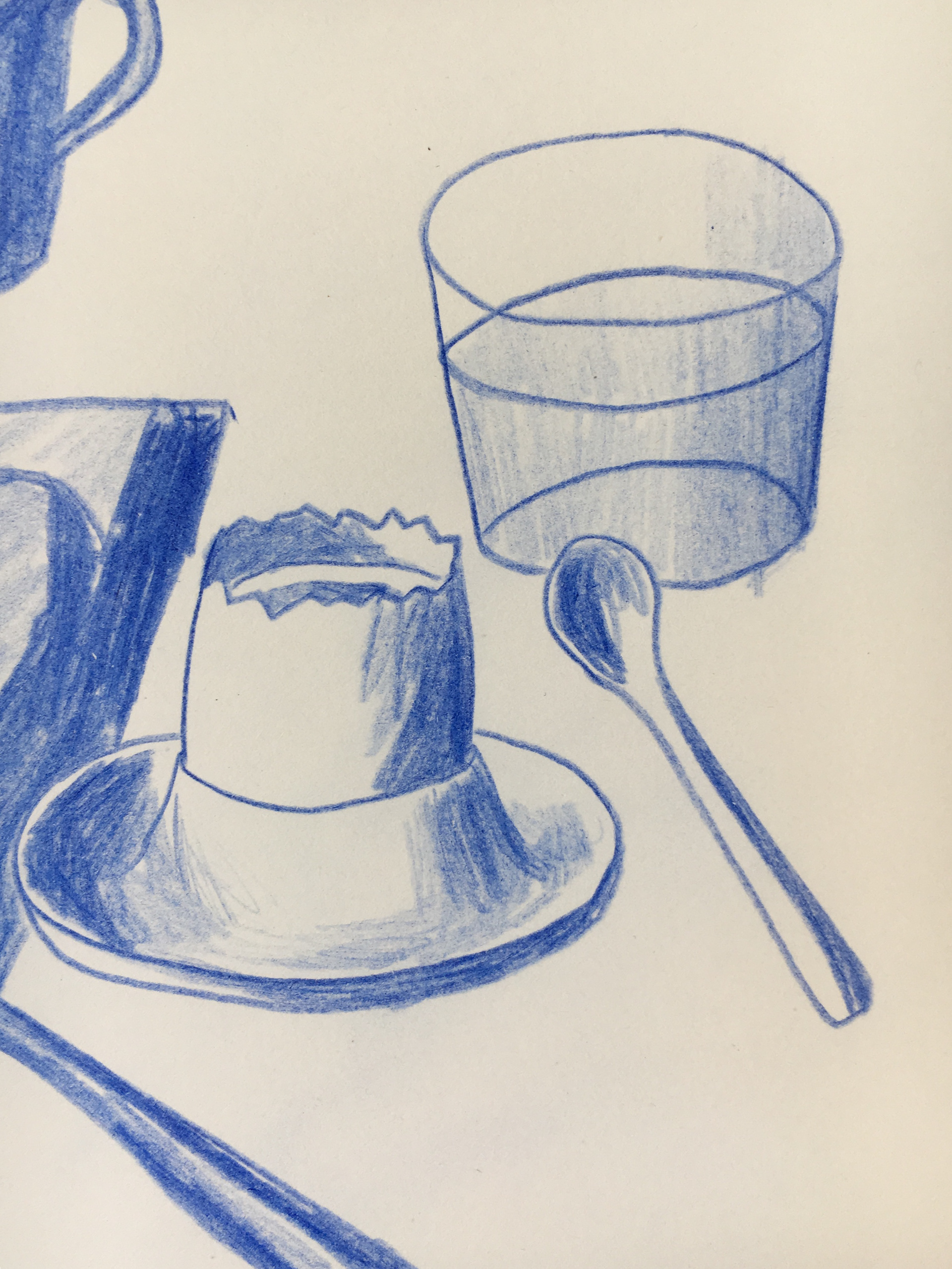 BREAKFAST SECTION 2022, COLOURED PENCIL