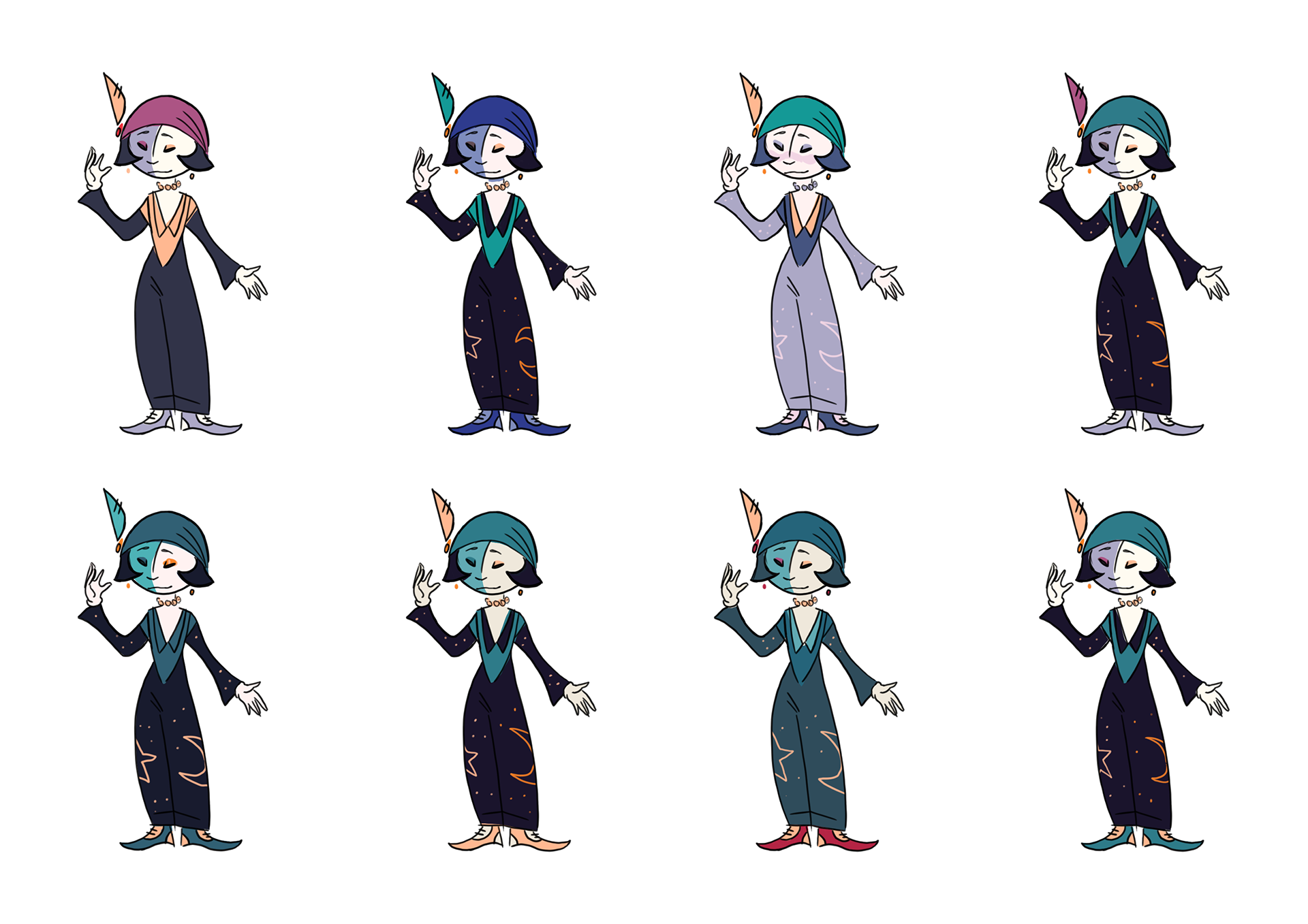 Lu's palette tests
