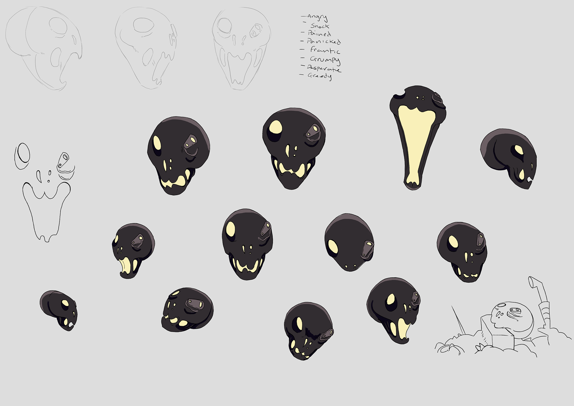 Hubris' Expression Sheet