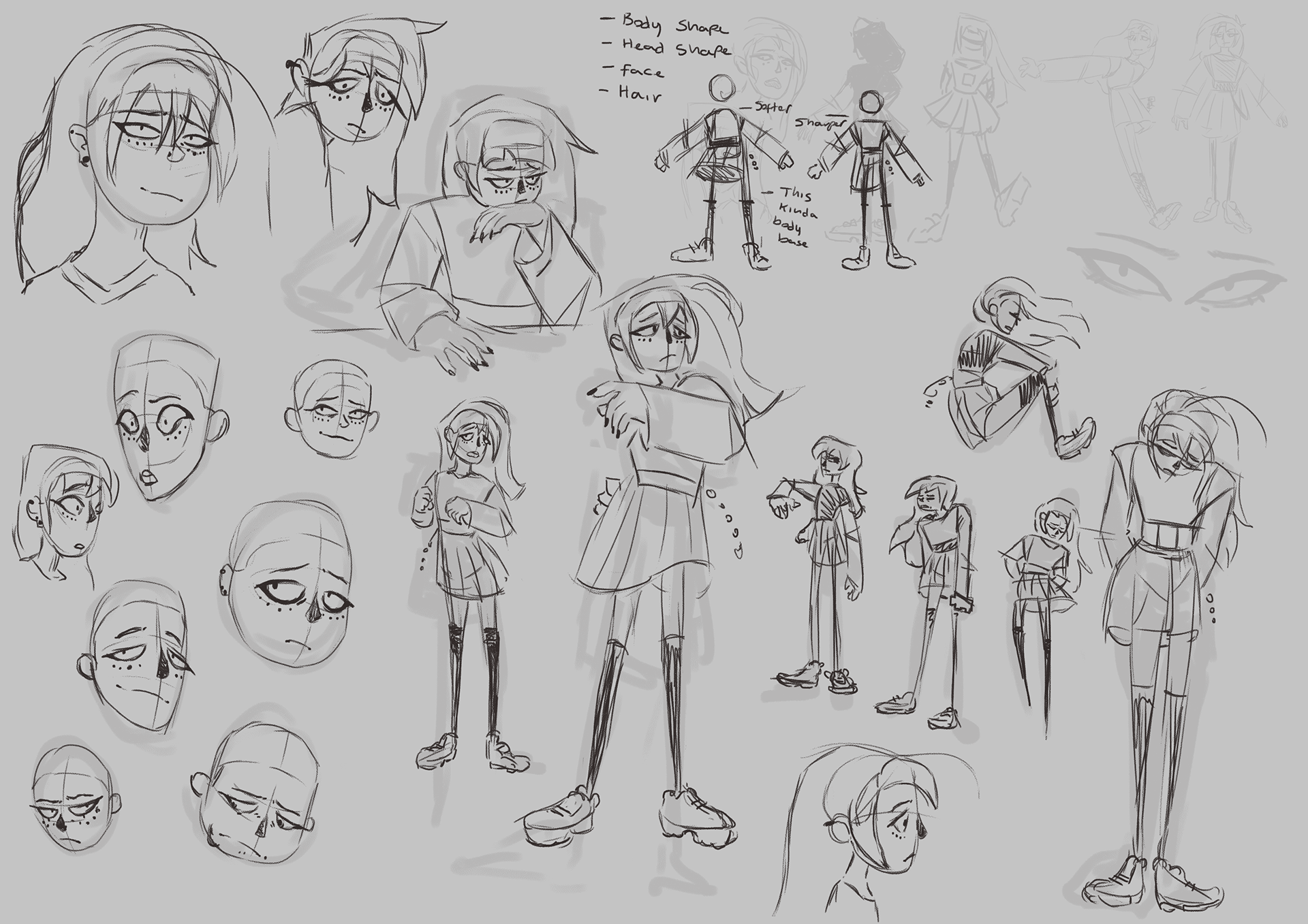 Ebony Concept Sketches