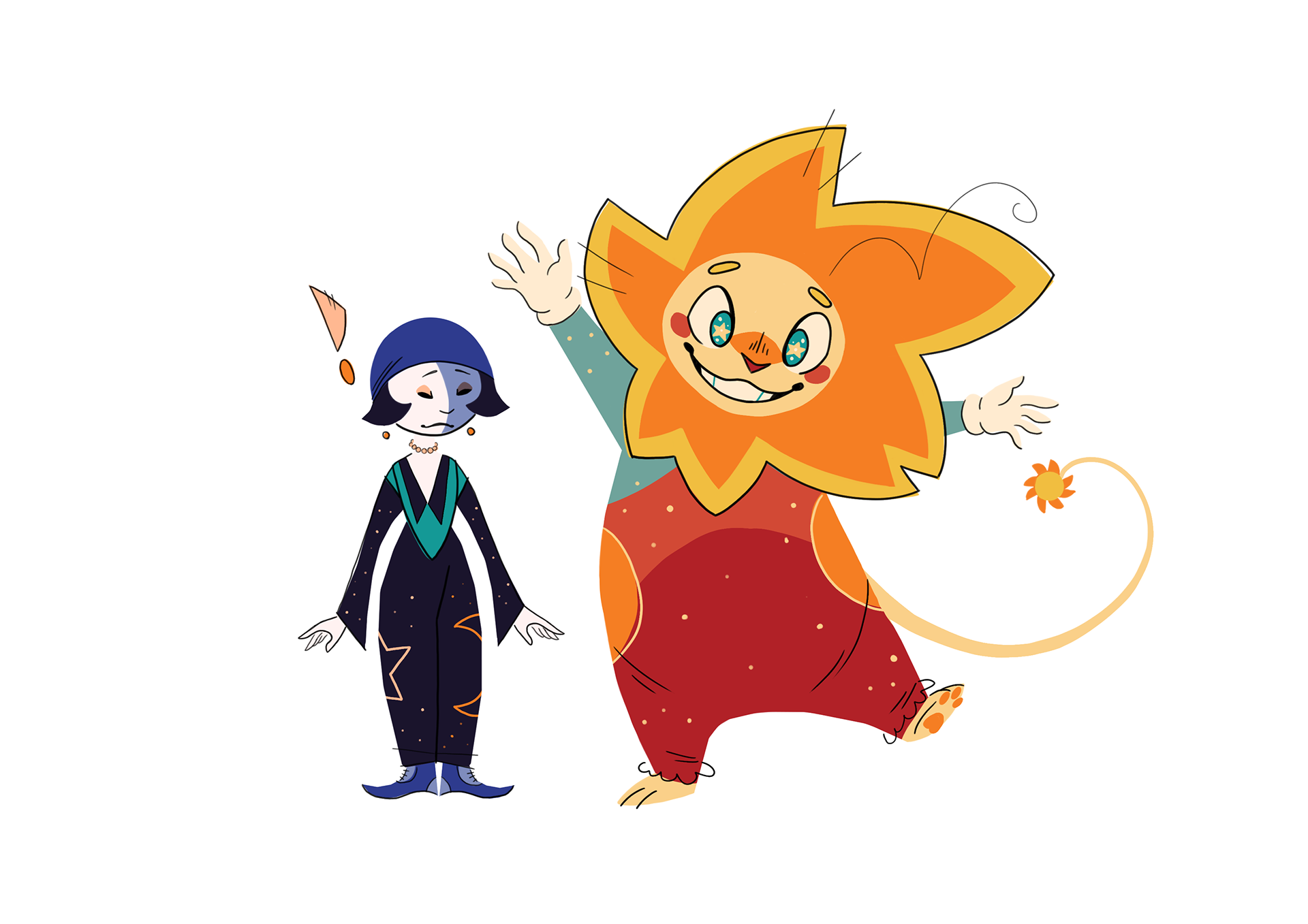 Lu and Sol Pinup