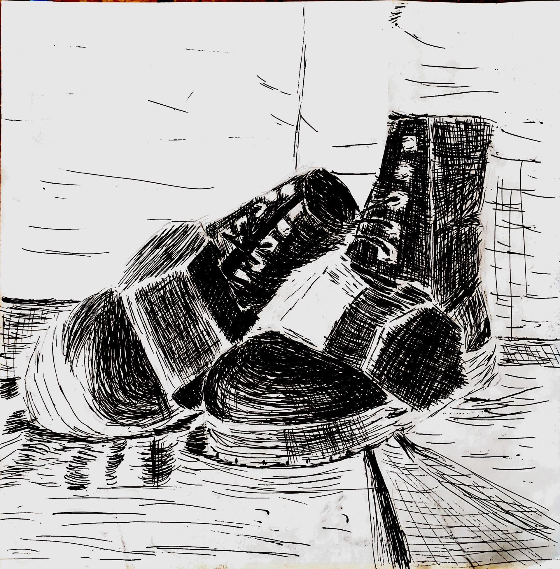 "Costume Boots" (Ink Pen)