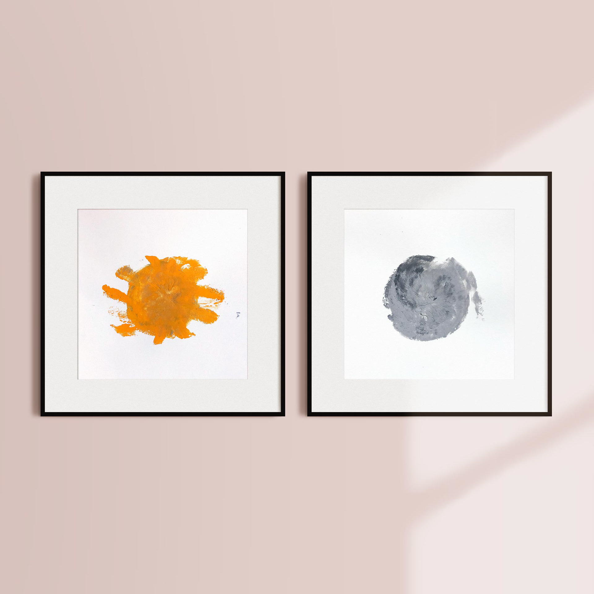 "My sun and my moon" by June Schraner