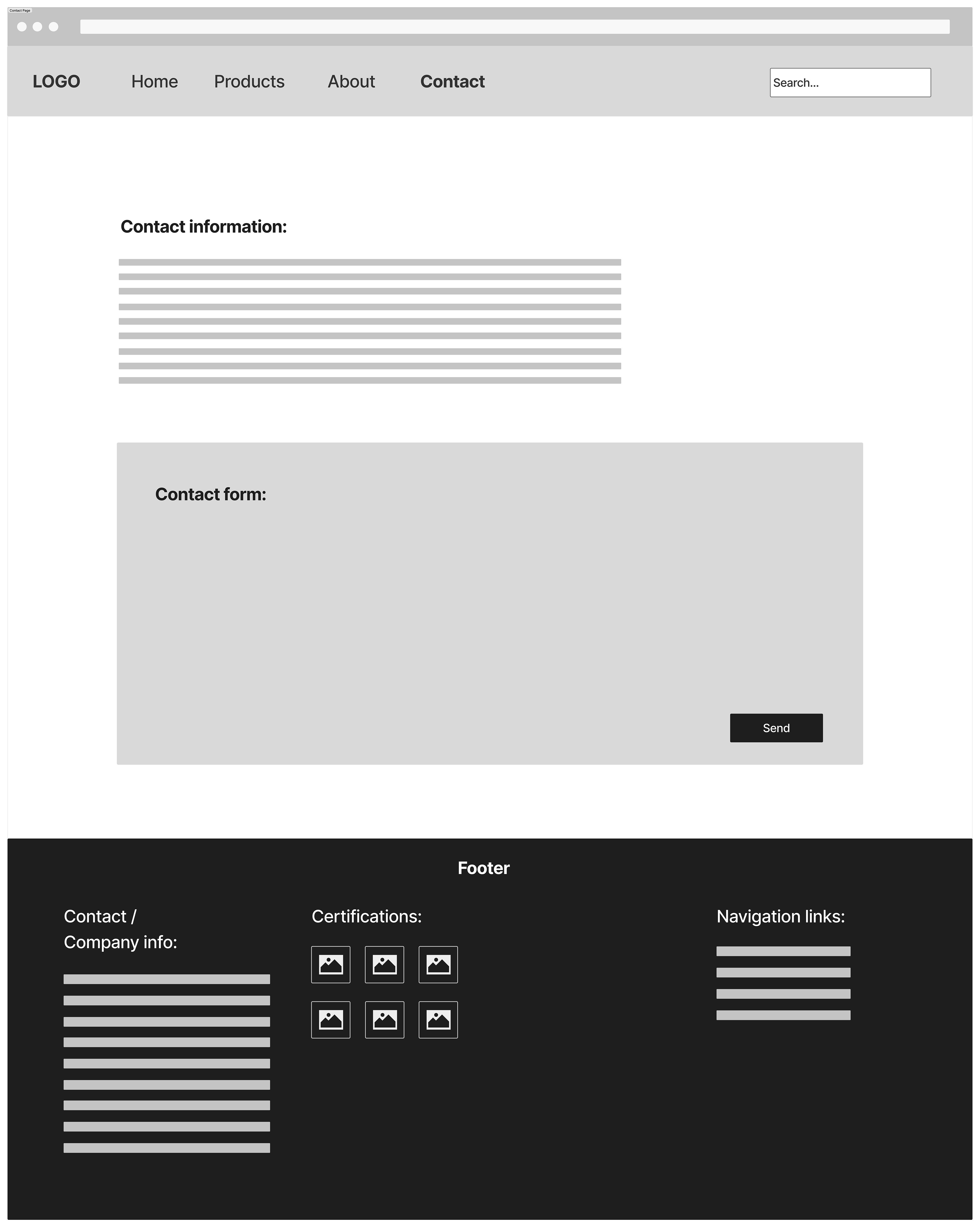 Contact Page