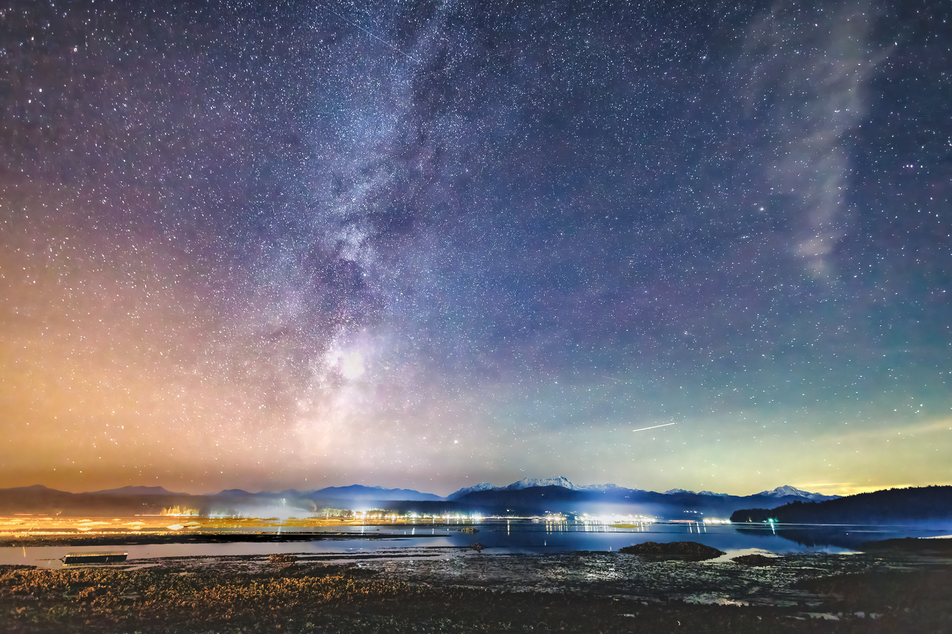 Airglow & winter Milky Way
