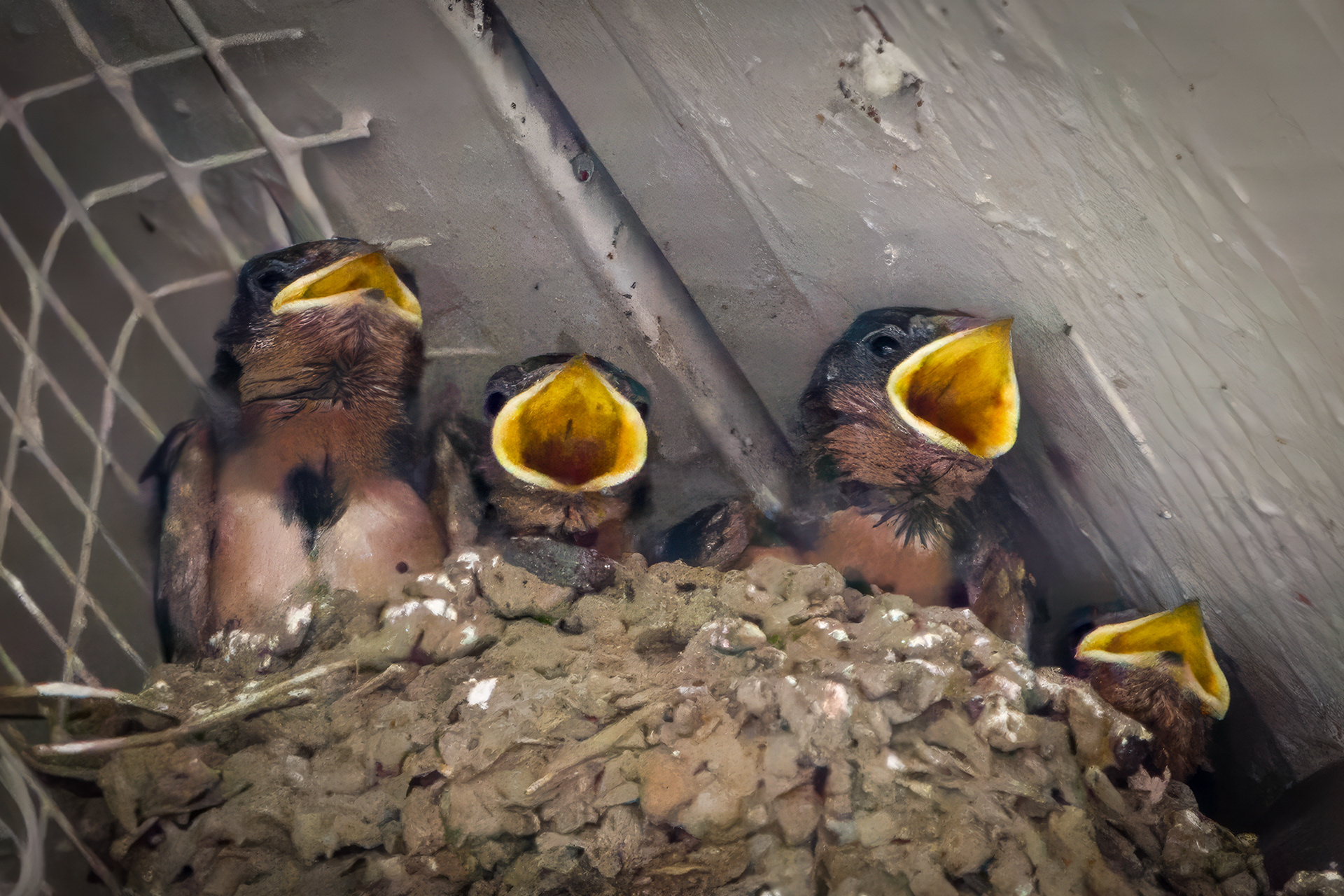 Baby Barn Swallows