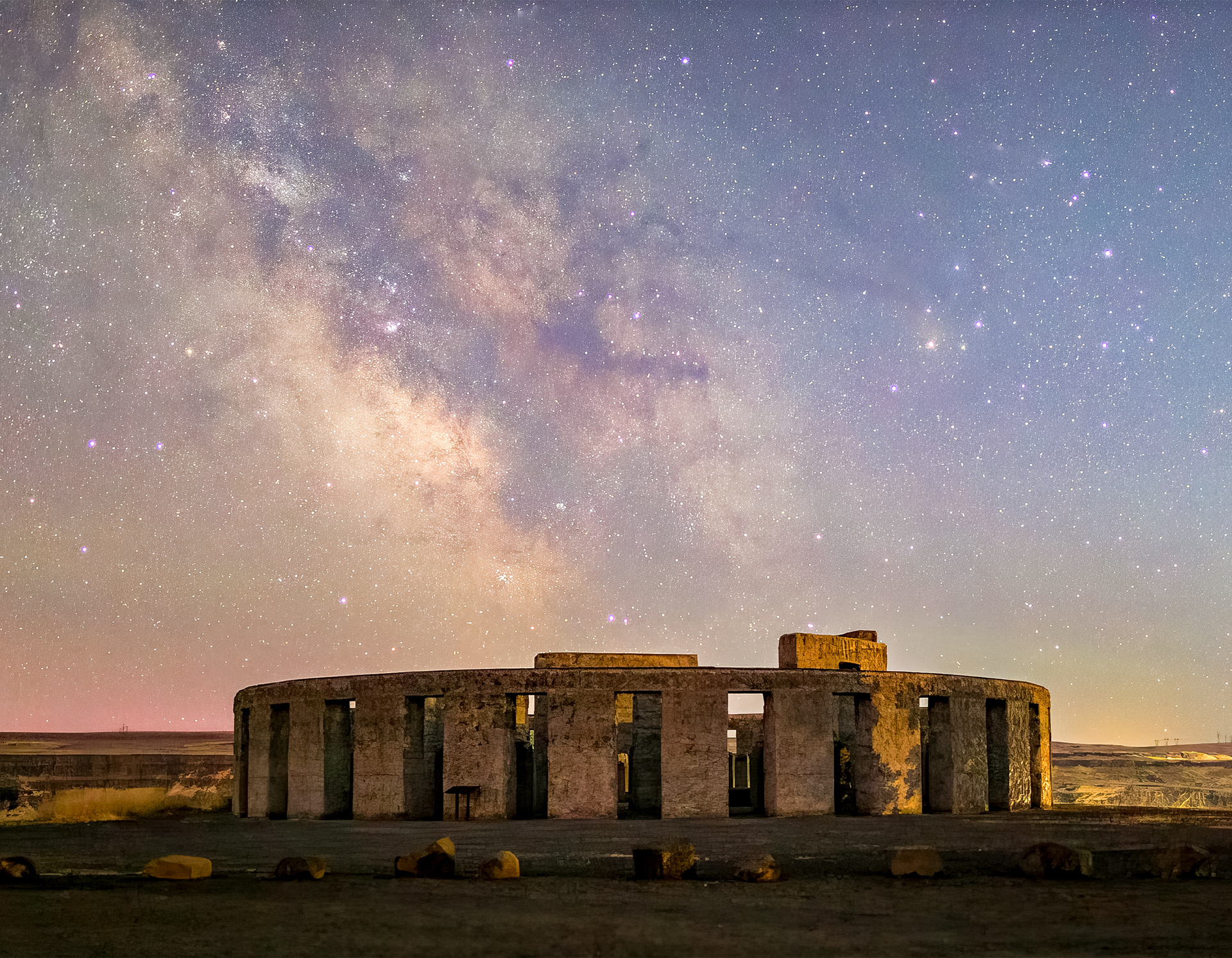 Milky Way, Stonehenge Memorial, Maryhill