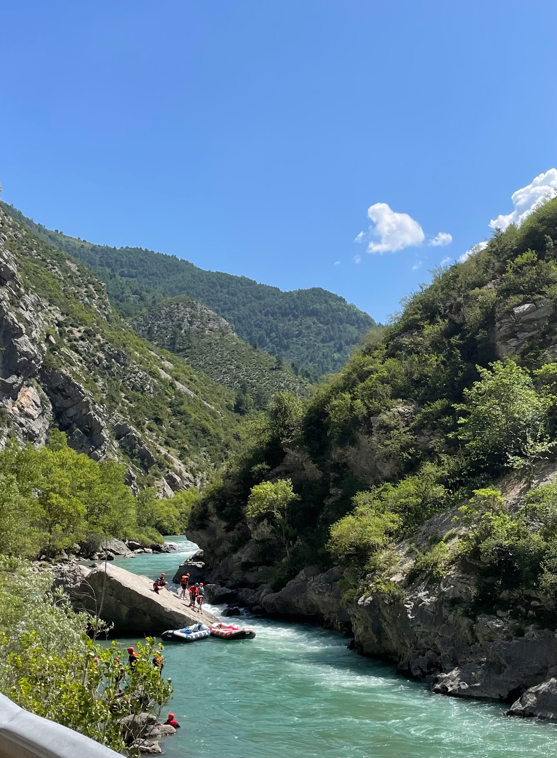 Rafting, Gorges du Verdon