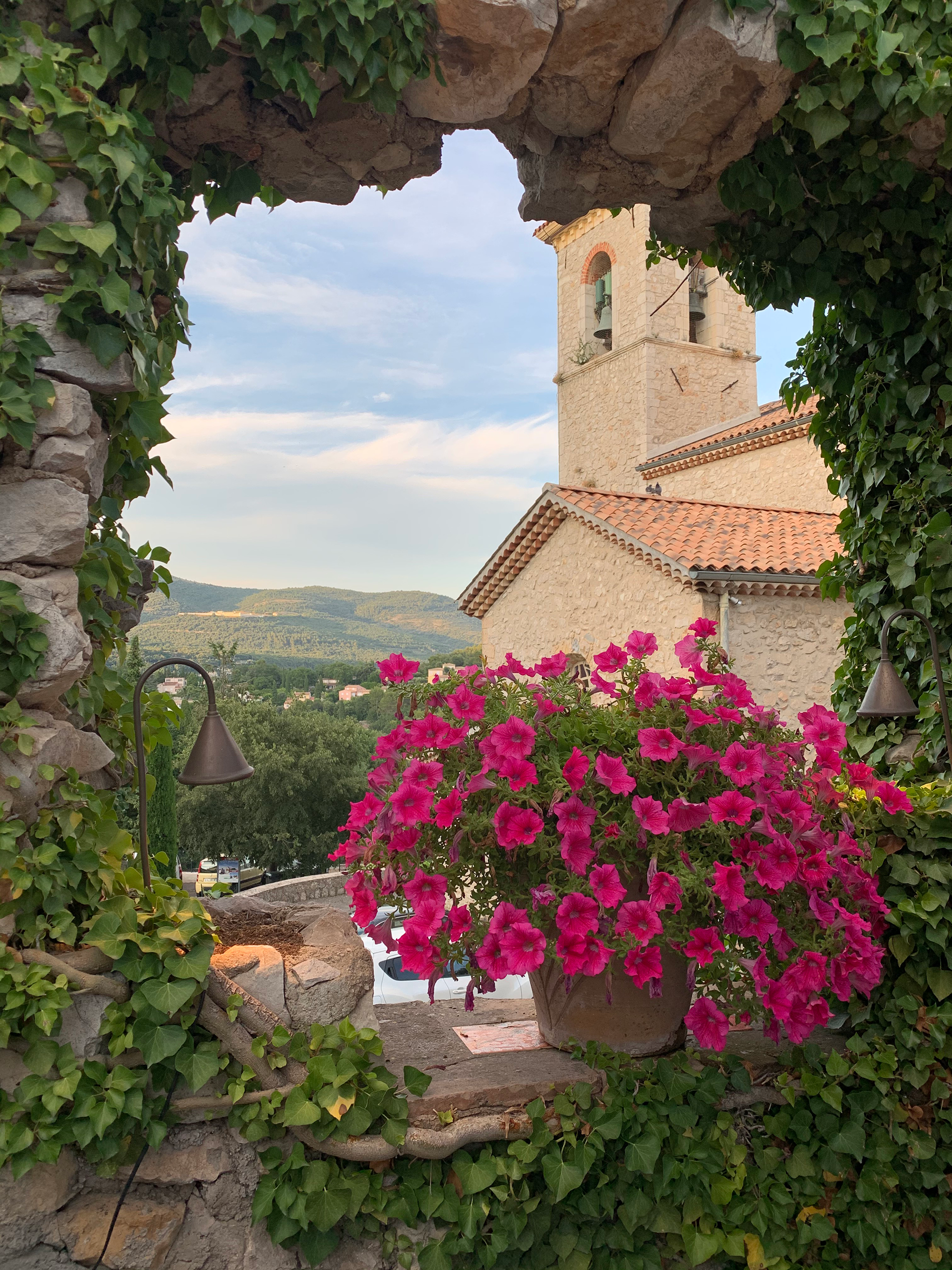 Cabris with the most beautiful view. Many nice restaurants and the best ice cream!
