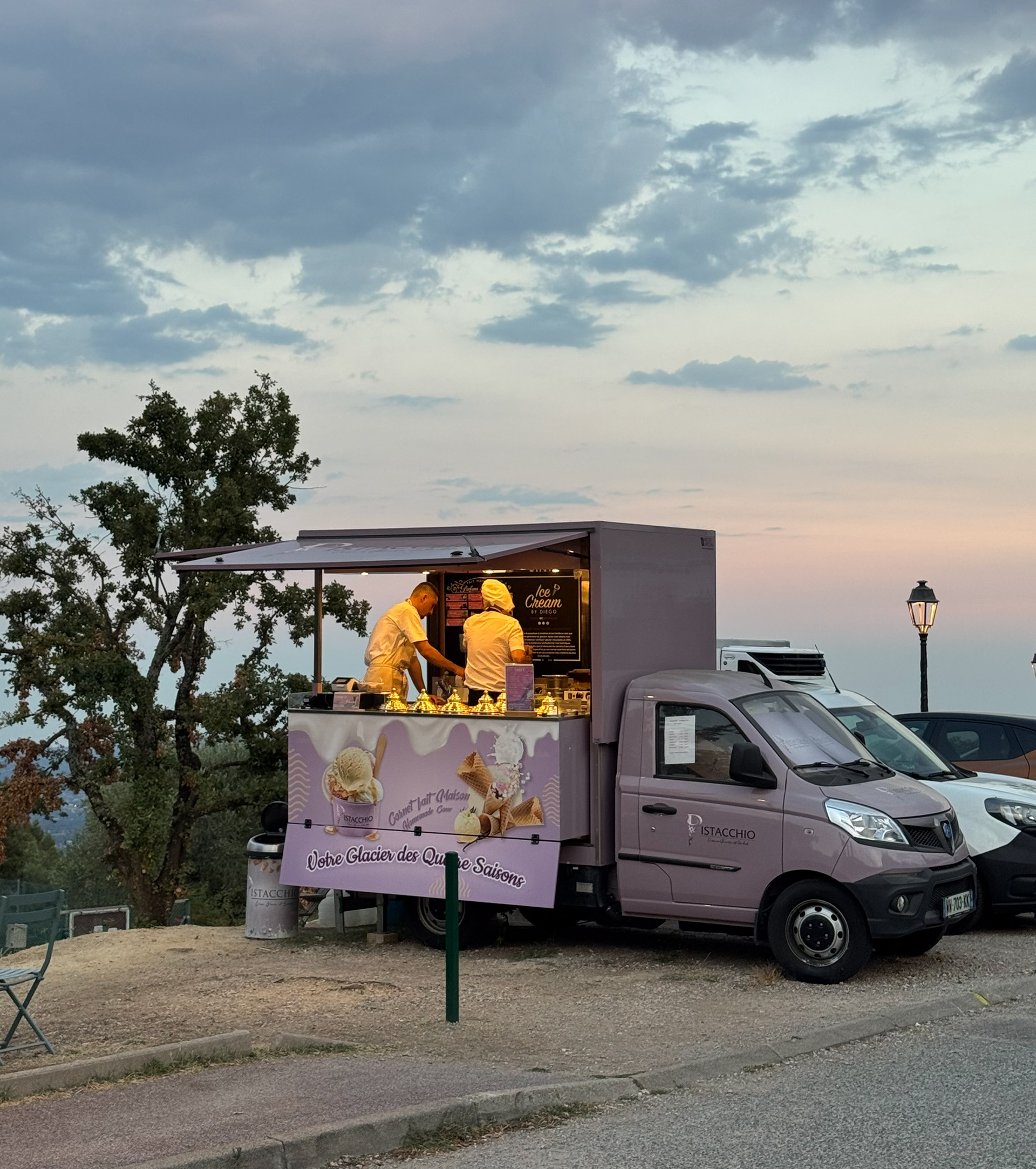 You'll find the best ice cream in Cabris