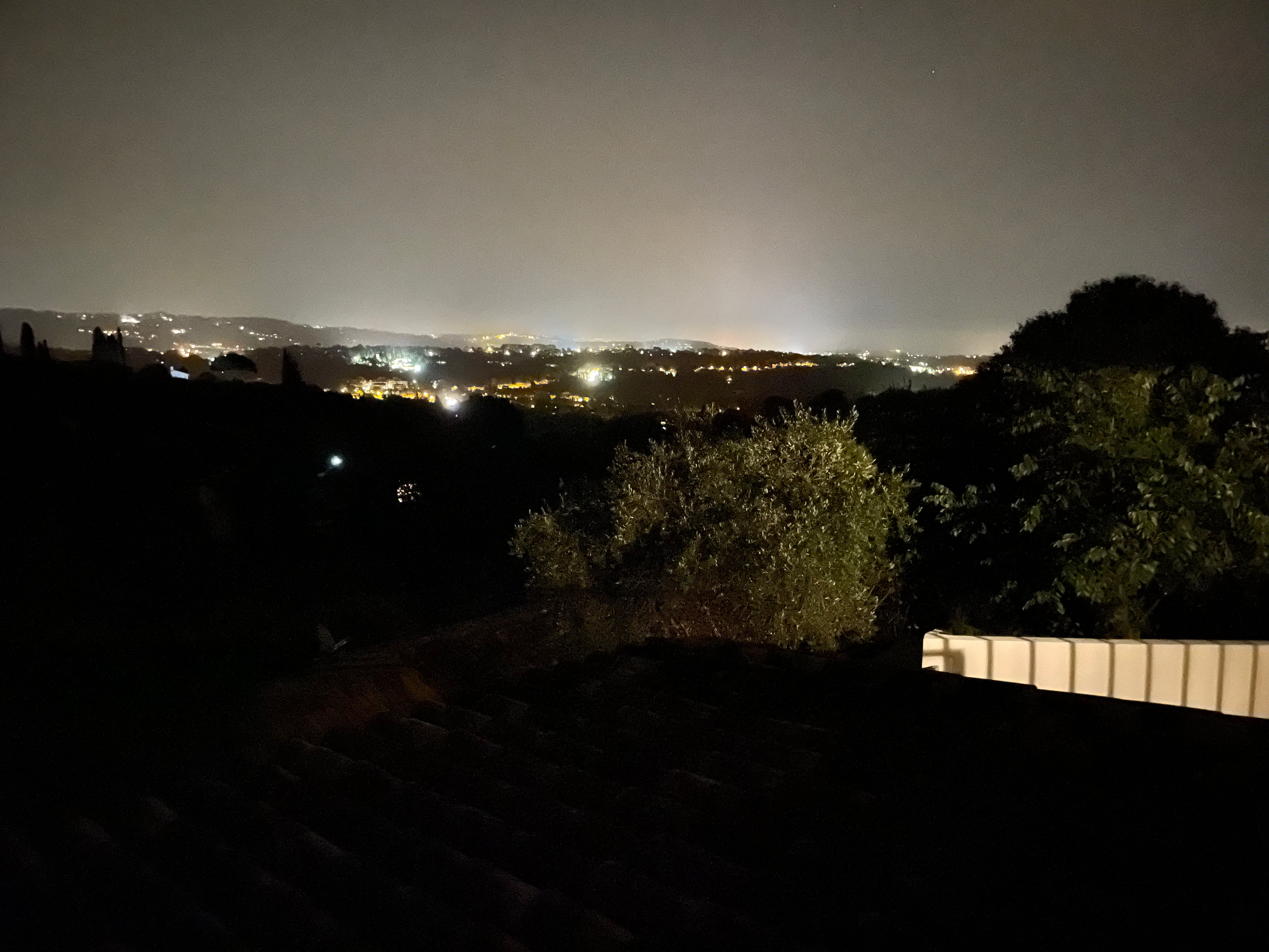 the view by night