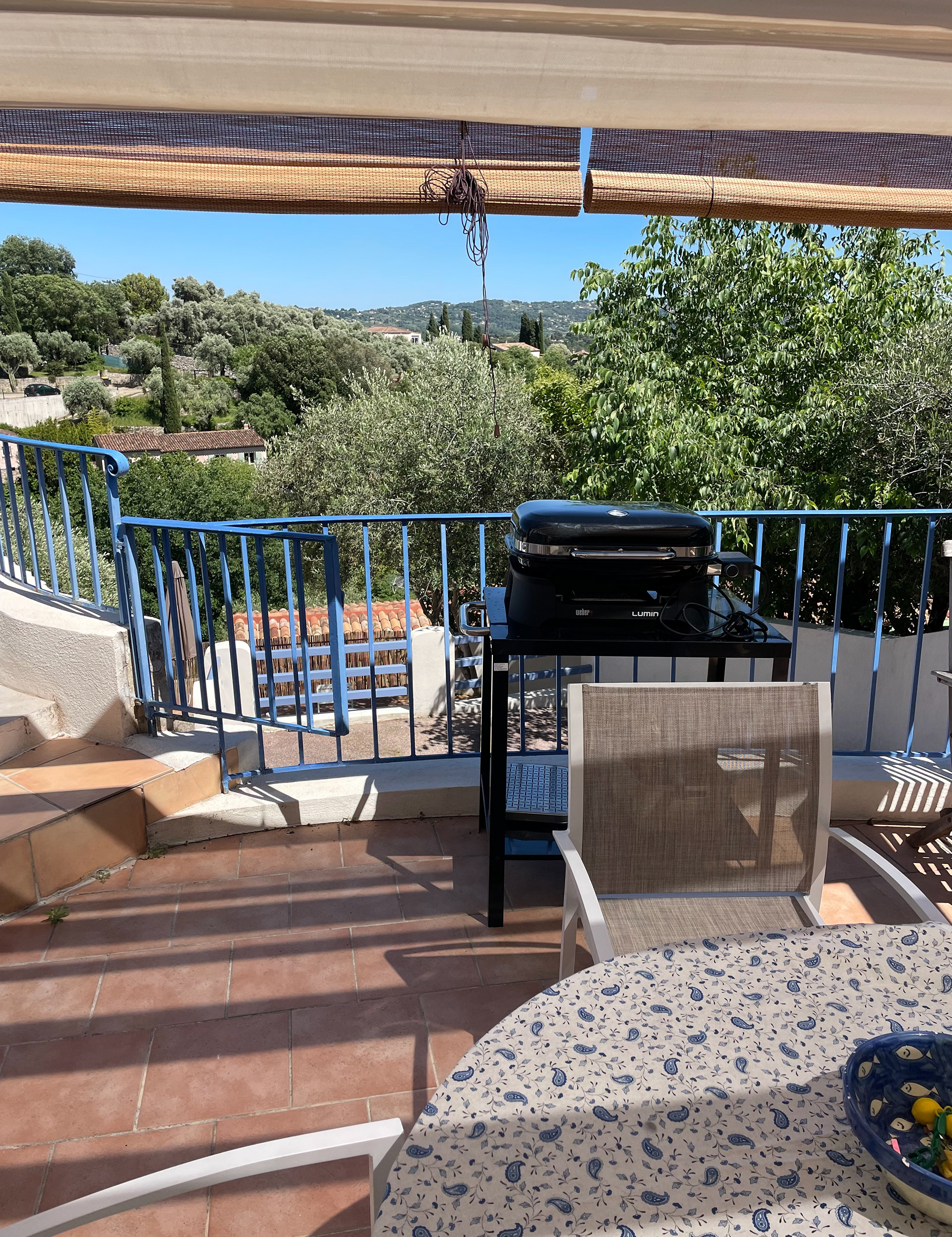 electric bbq with a view :)