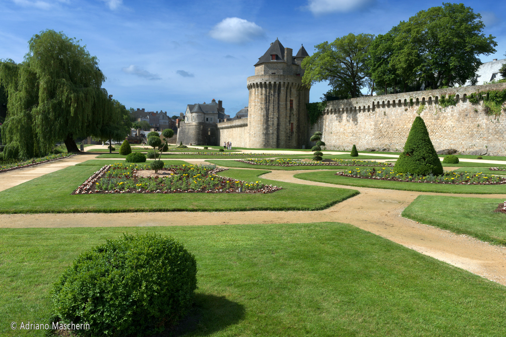 Vannes - I giardini e le mura - The gardens and the walls