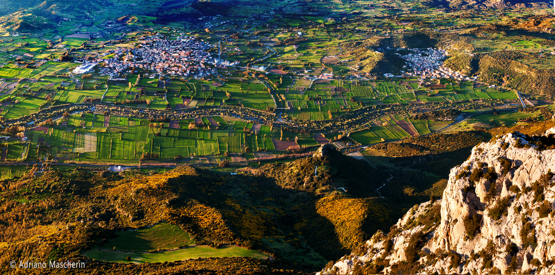 Galtelli - Irgoli e Onifai dal monte Tuttavista - Irgoli and Onifai from the Tuttavista mountain