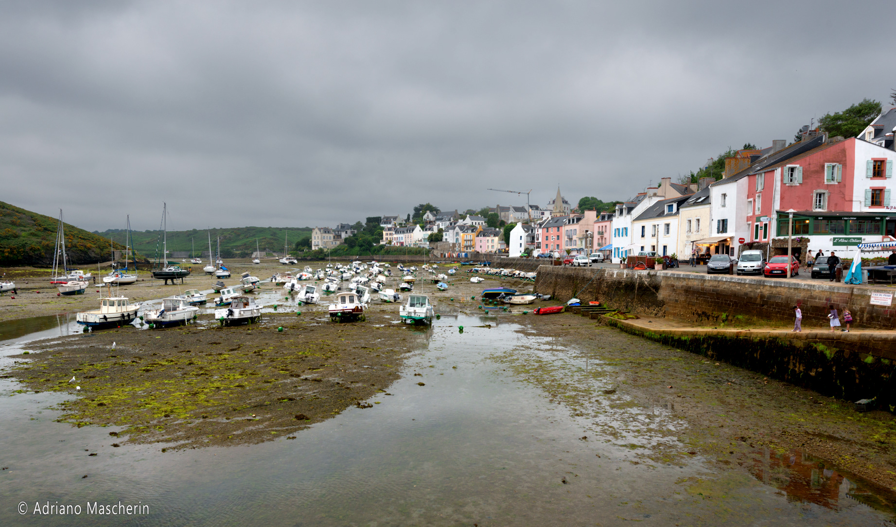 Bassa marea a Sauzon - Low tide in Sauzon