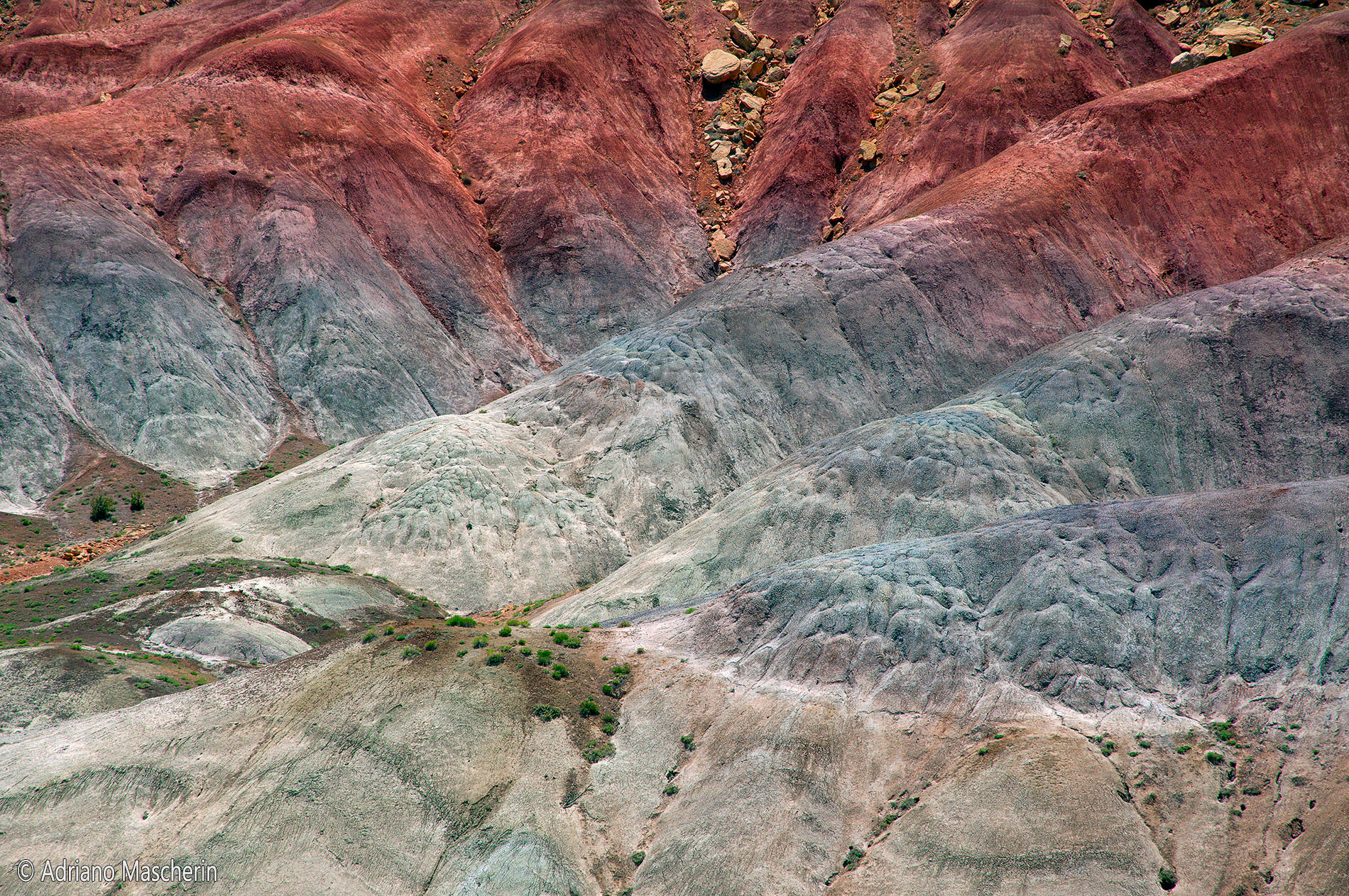 Sfumature colori sulla Burr Trail - Color shades on the Burr Trail